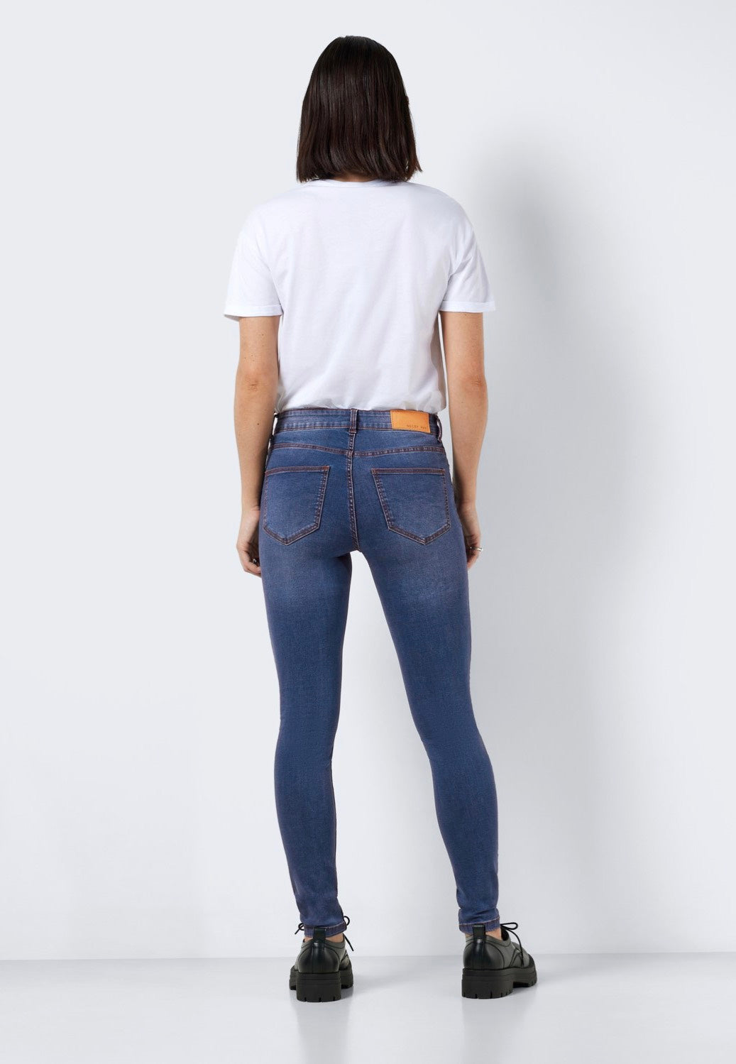 Noisy May - Billie Normal Waist Skinny Medium Blue Denim - Jeans | Women-Image