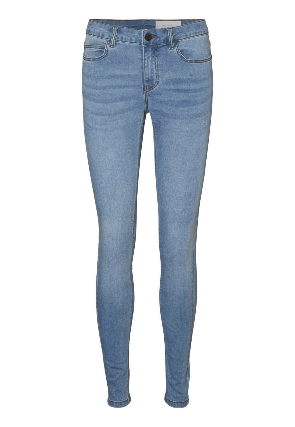 Noisy May - Billie Normal Waist Skinny Light Blue Denim - Jeans | Women-Image