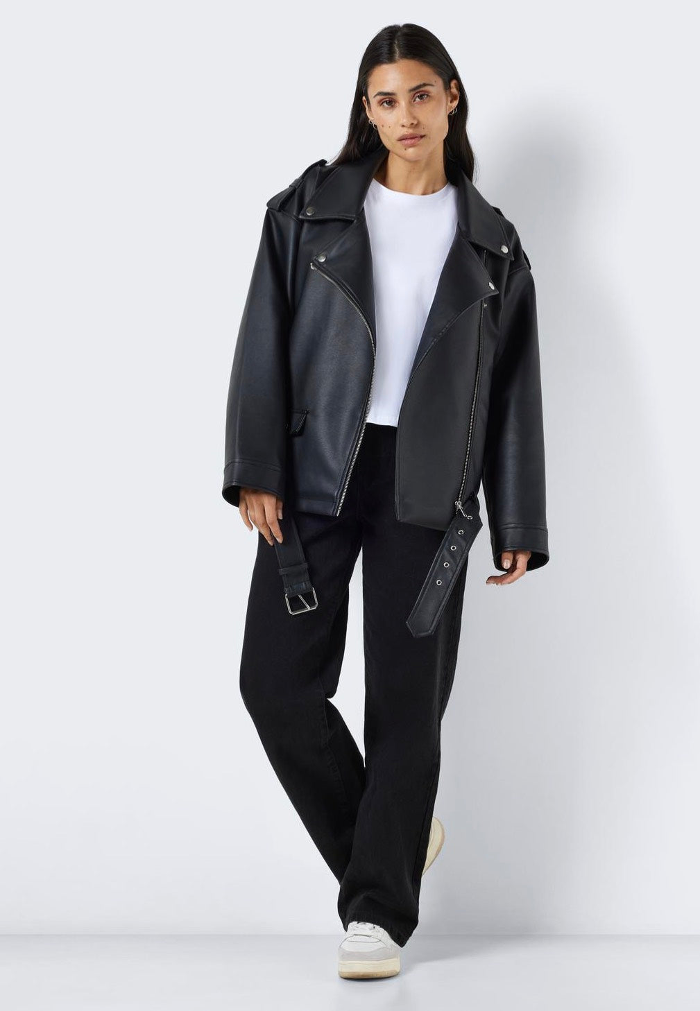 Noisy May - Paulina Oversize Biker Black - Jacket | Women-Image