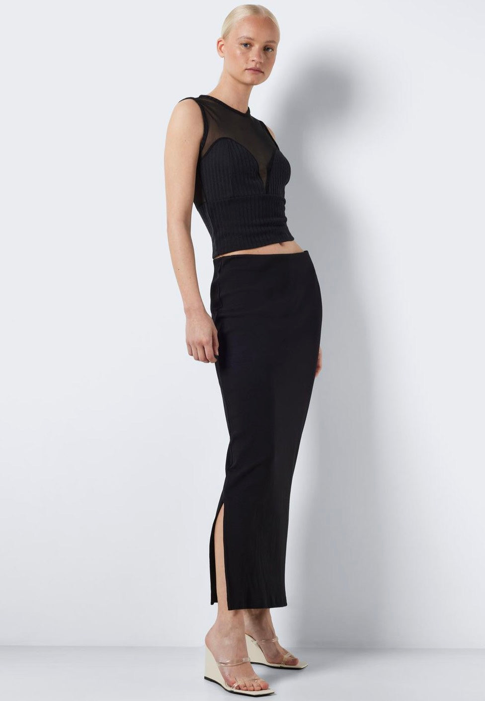 Noisy May - Maya Hw Ankle Length Black - Skirt | Women-Image