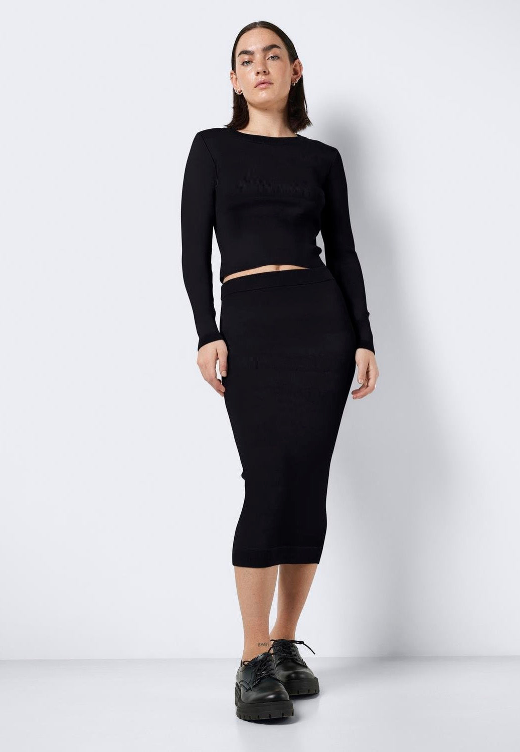 Noisy May - Jaz Midi Black - Skirt | Women-Image