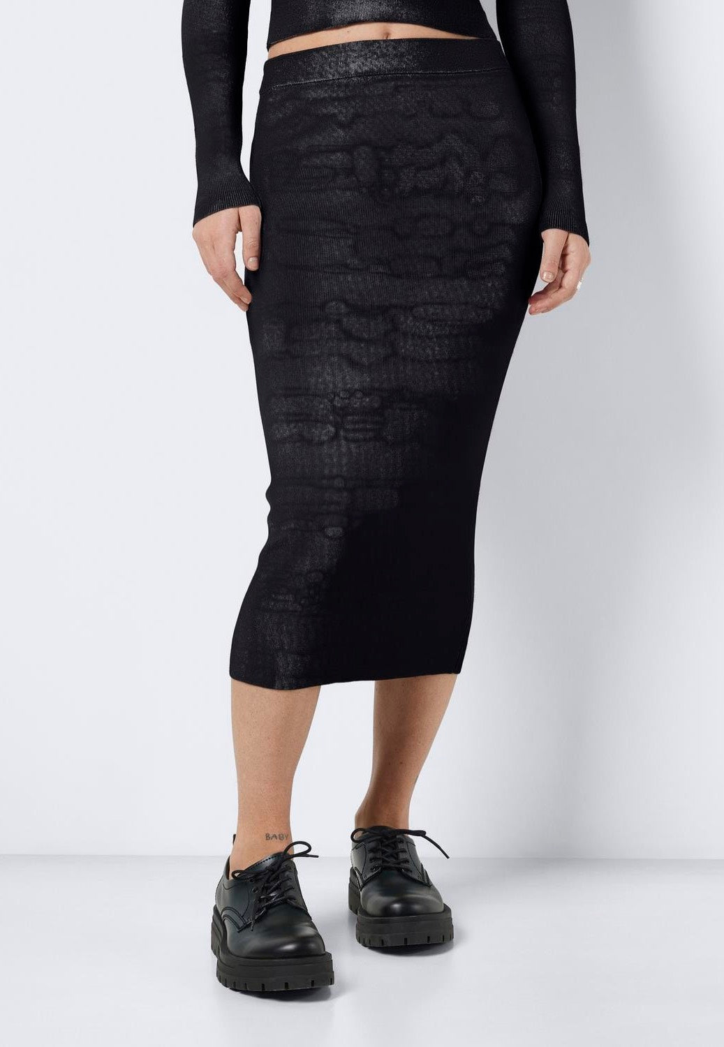 Noisy May - Jaz Midi Black - Skirt | Women-Image