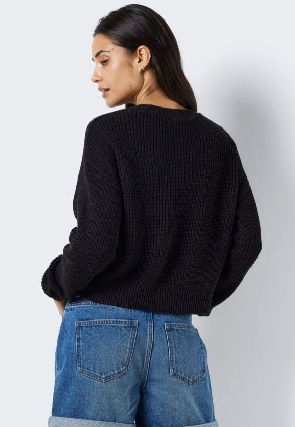 Noisy May - Maysa O Neck Black - Pullover | Women-Image