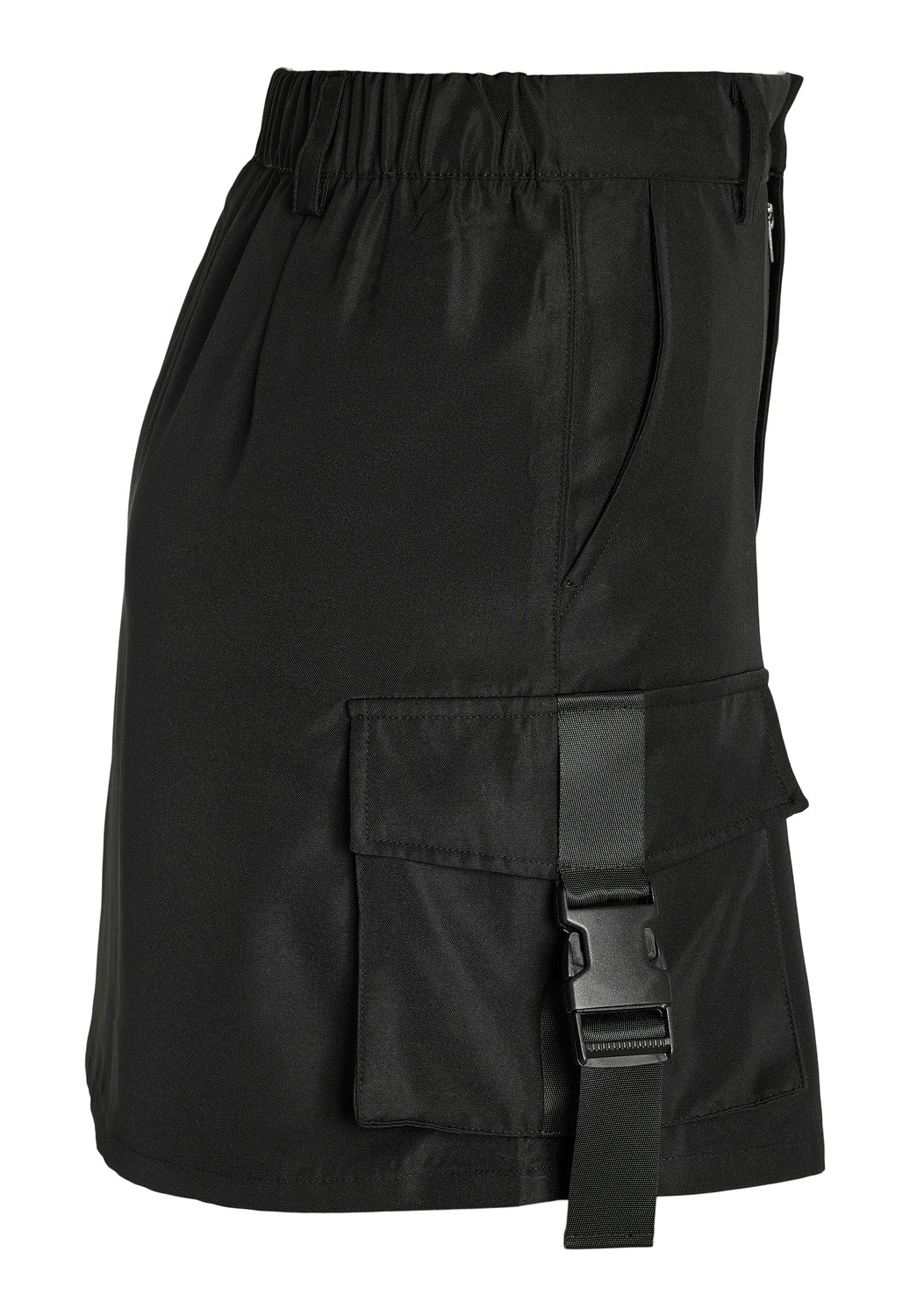 Noisy May - Irina Cargo Black Buckles - Skirt | Women-Image