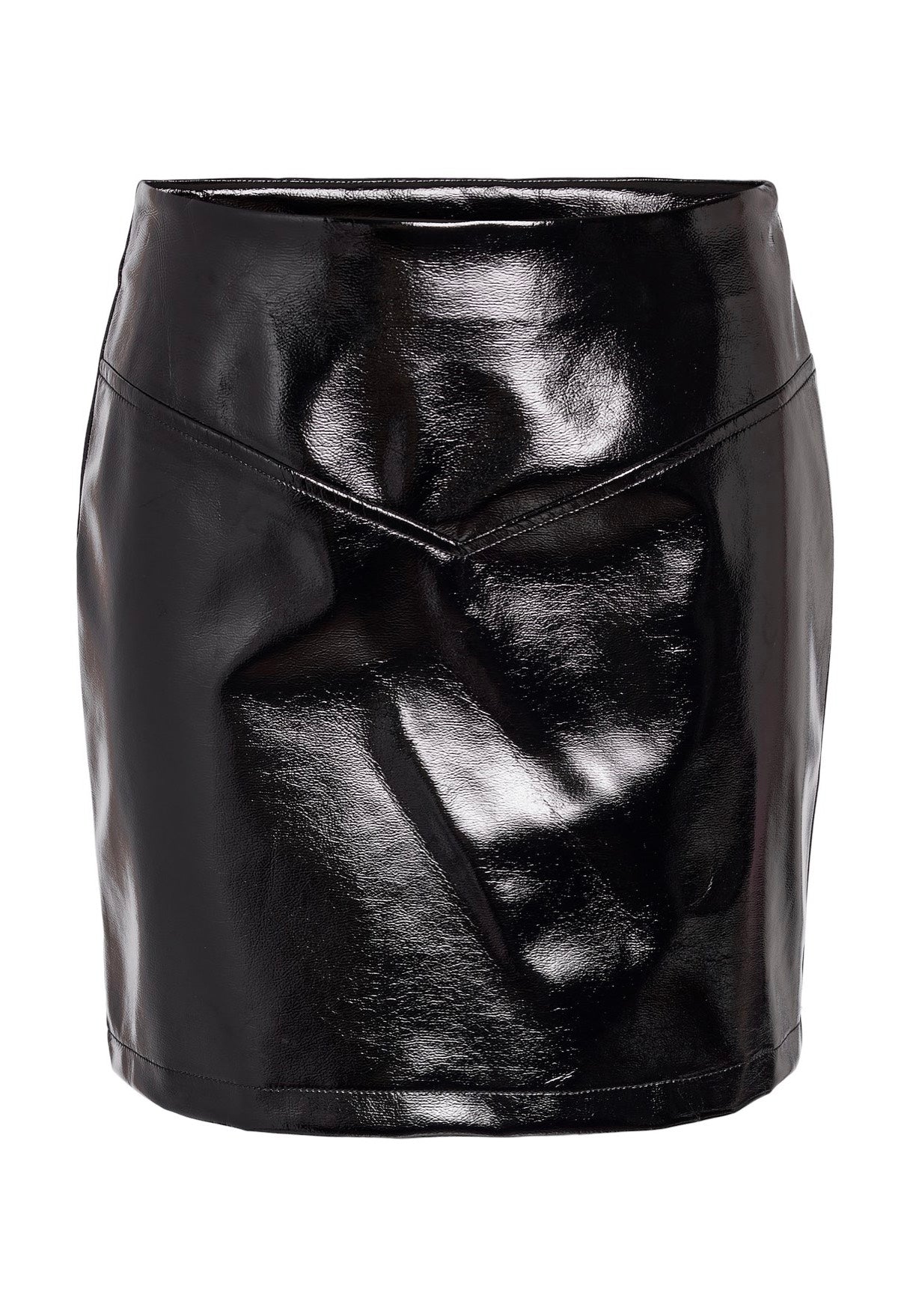 Noisy May - Neal Vinyl Mini Black - Skirt | Women-Image