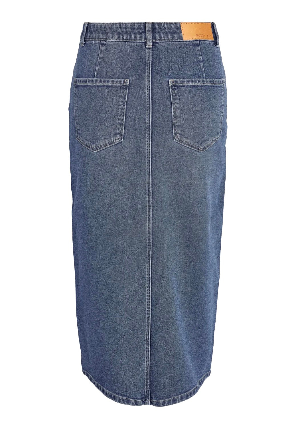 Noisy May - Kath Slit Midi Medium Blue Denim - Skirt | Women-Image