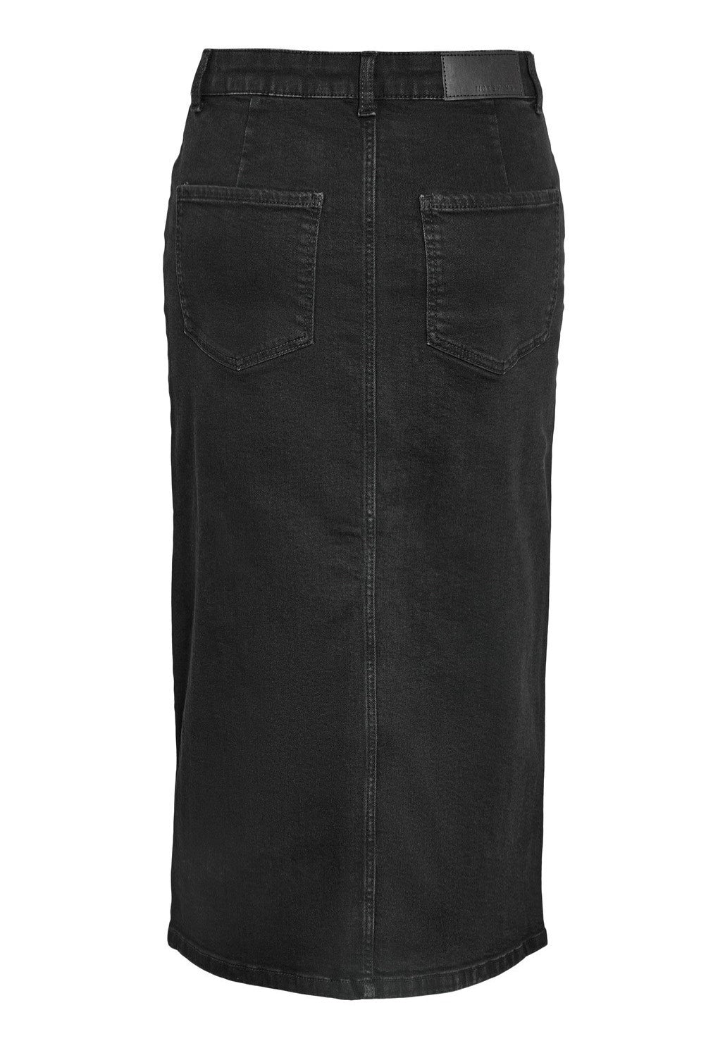 Noisy May - Kath Slit Midi Black Denim - Skirt | Women-Image