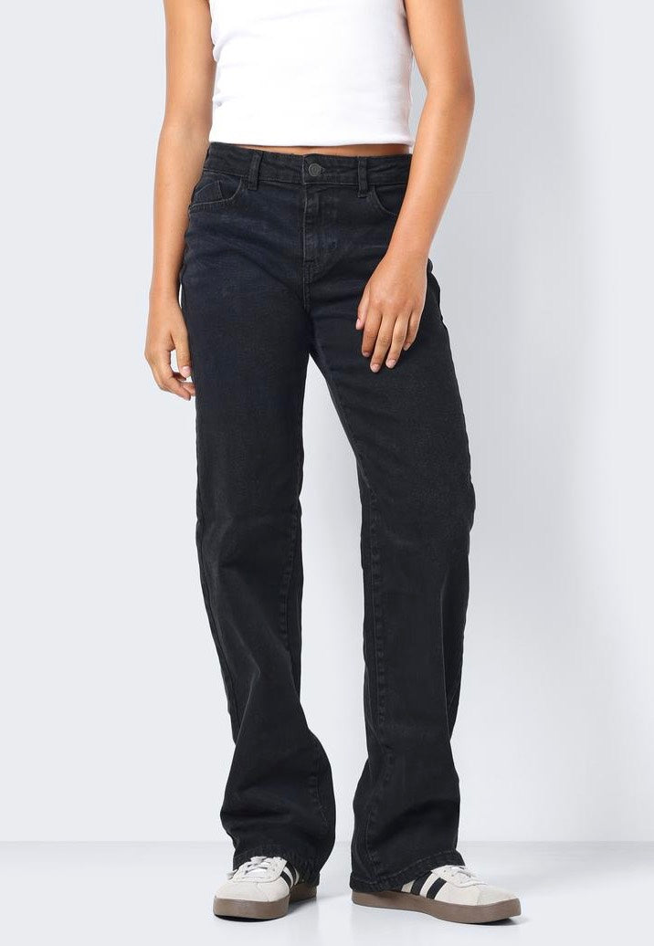 Noisy May - Yolanda Wide Black Denim - Jeans | Women-Image