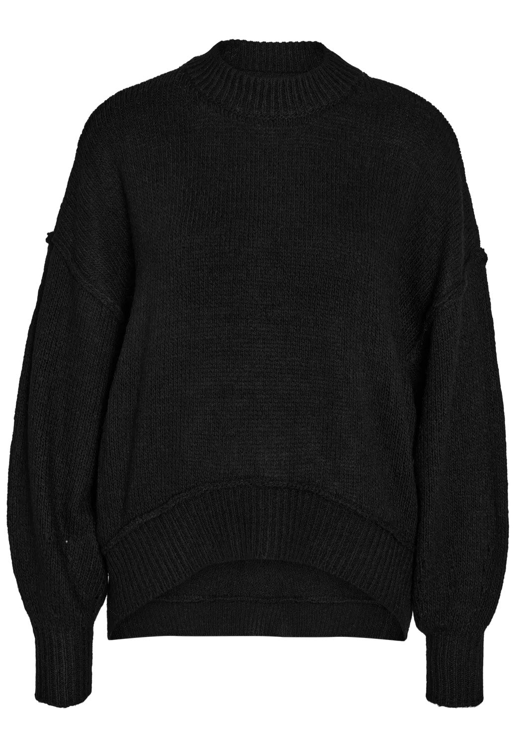 Noisy May - Luisa O Neck Black - Pullover | Women-Image