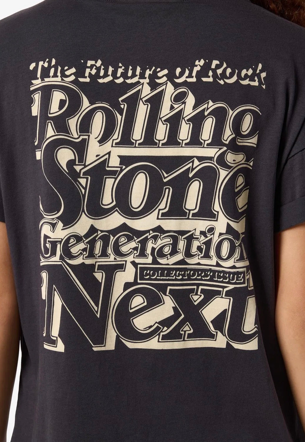 Noisy May x The Rolling Stones - Gaby Obsidian Oatmeal - T-Shirt | Women-Image