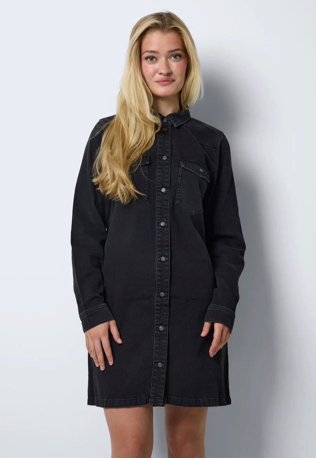 Noisy May - New Single Denim Black - Dress | Women-Image