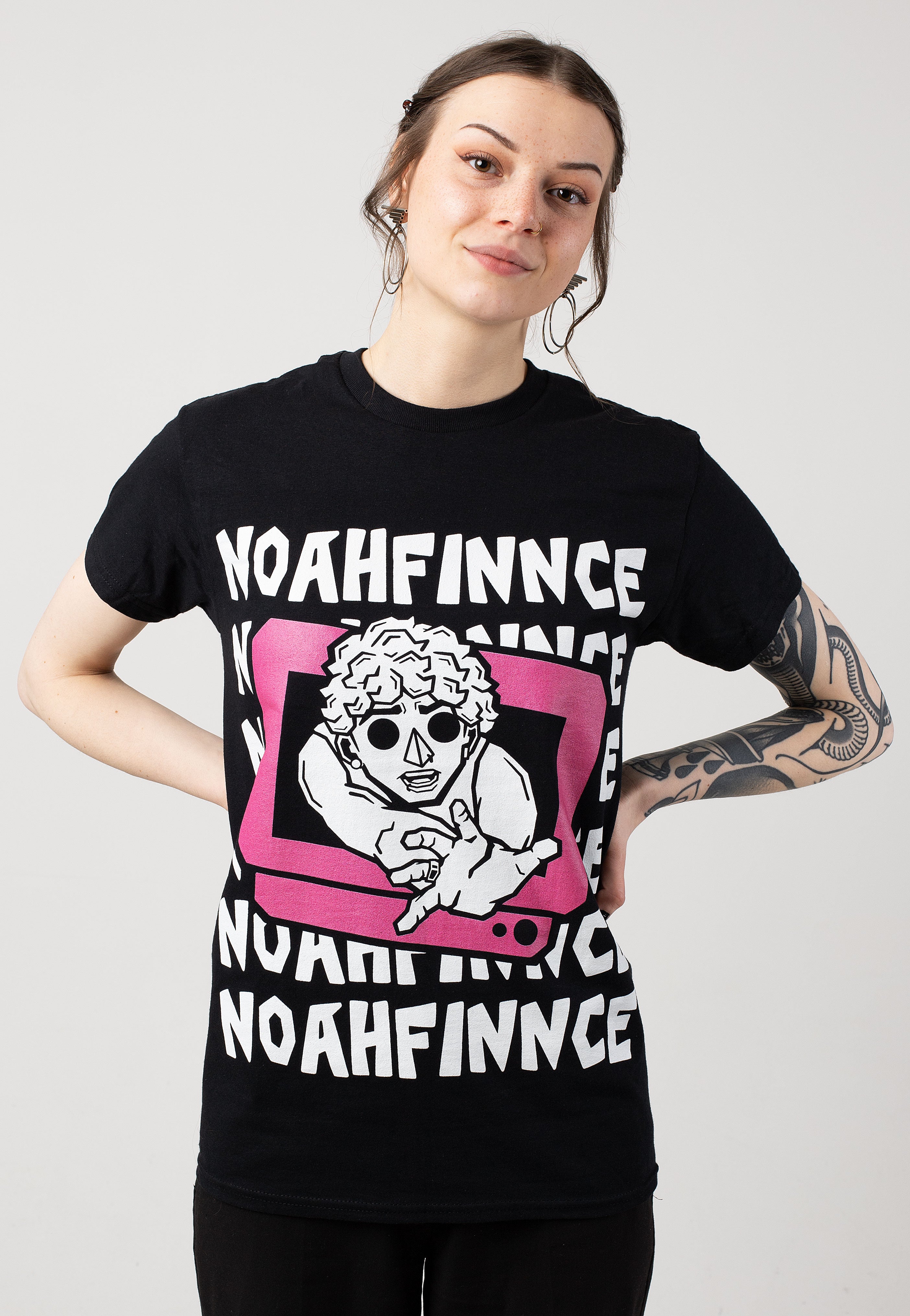 NOAHFINNCE - Growing Up On The Internet Album Art - T-Shirt | Women-Image