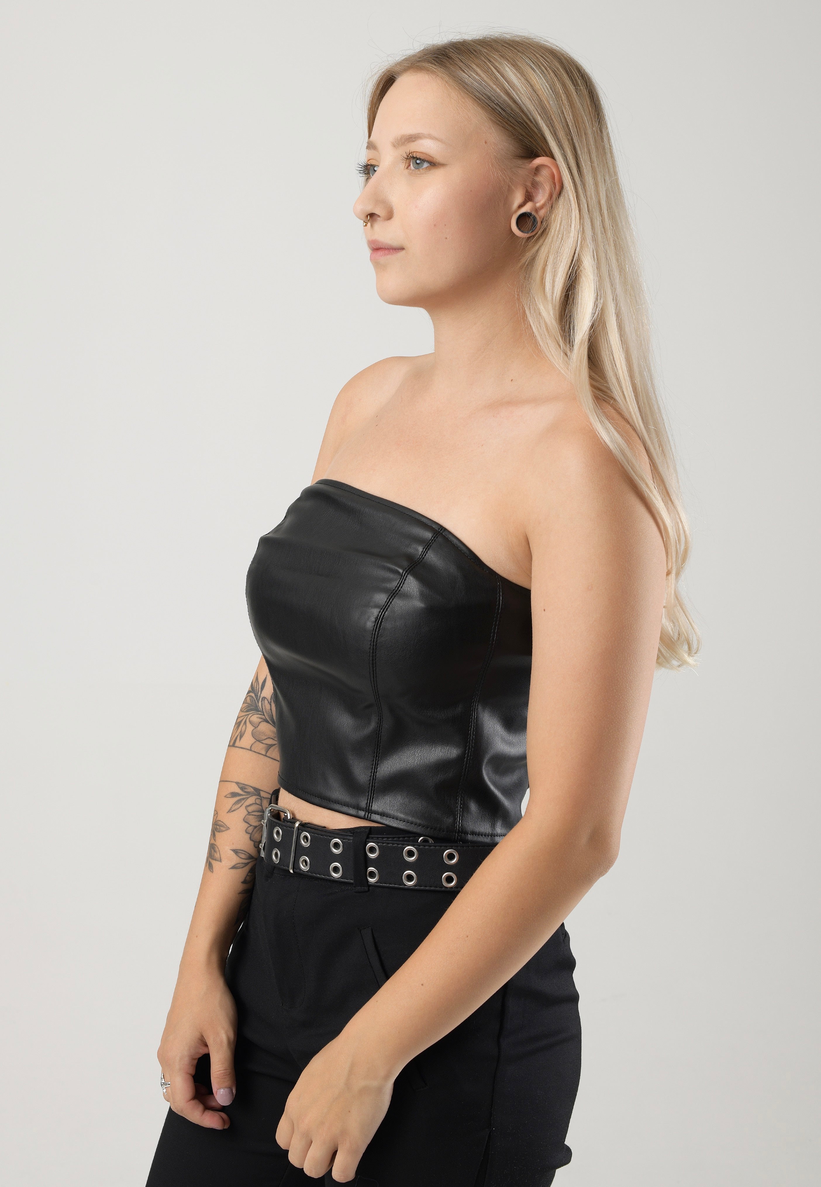 Noisy May - Andy Pu Tube Top Black - Top | Women-Image