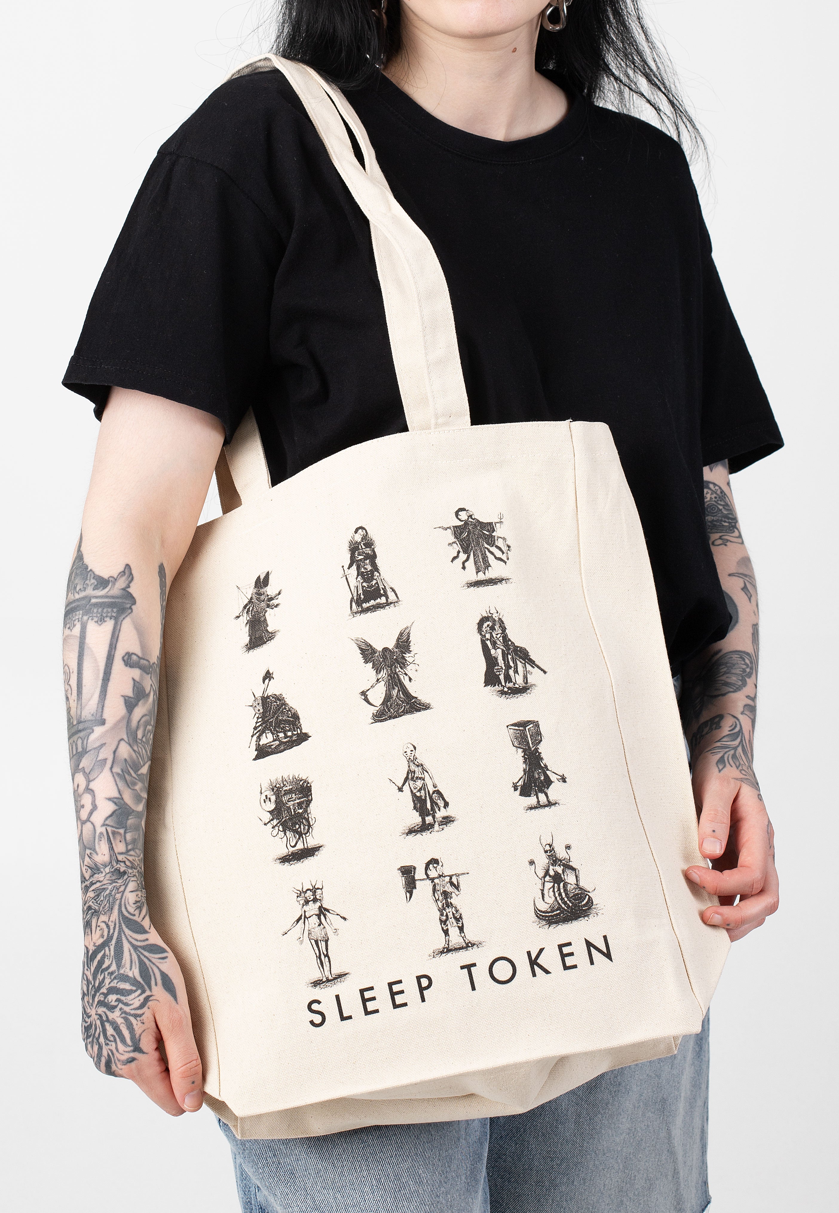 Sleep Token - Characters Natural - Tote Bag | Neutral-Image