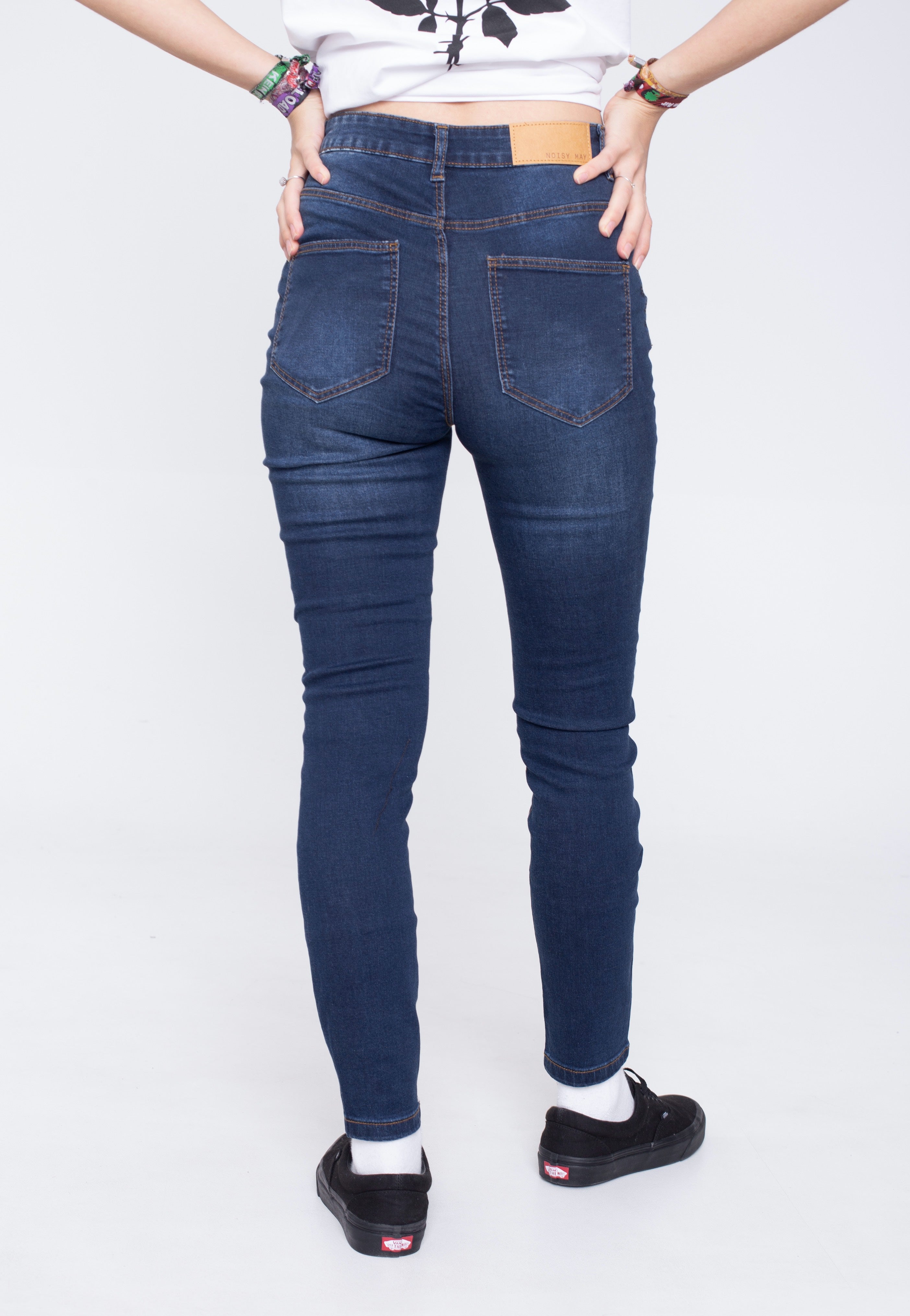 Noisy May - Callie Skinny Ankle Medium Blue Denim - Jeans | Women-Image