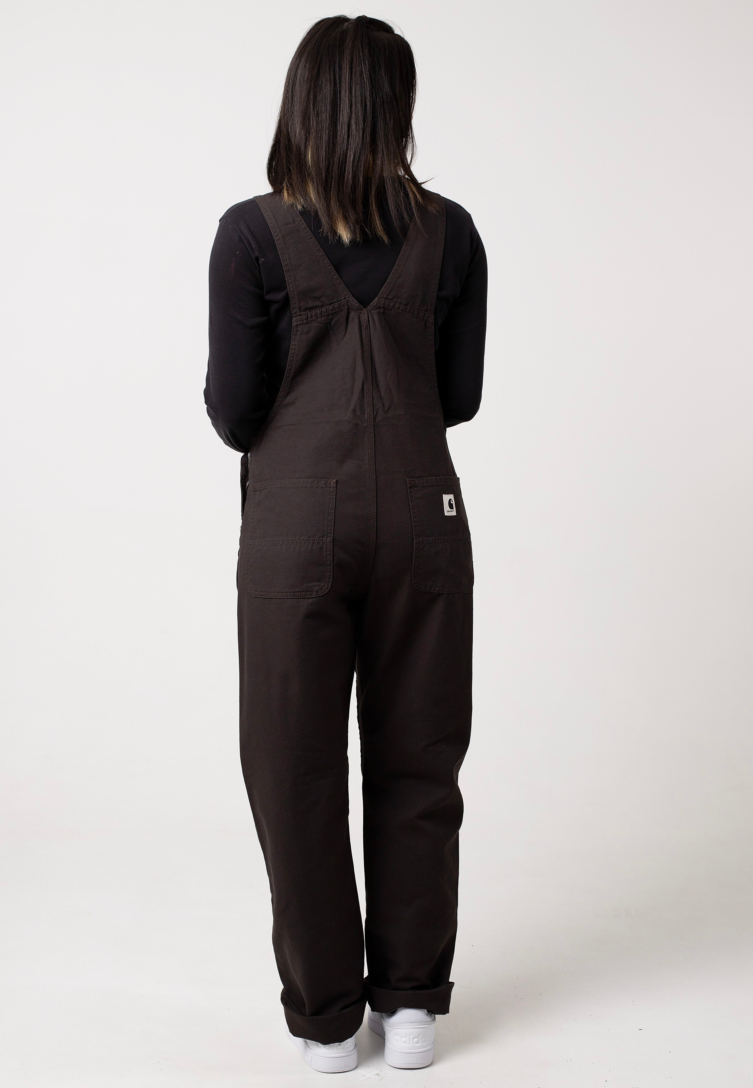 Carhartt WIP - W' Bib Overall Straight Rinsed Tobacco - Dungarees | Women-Image