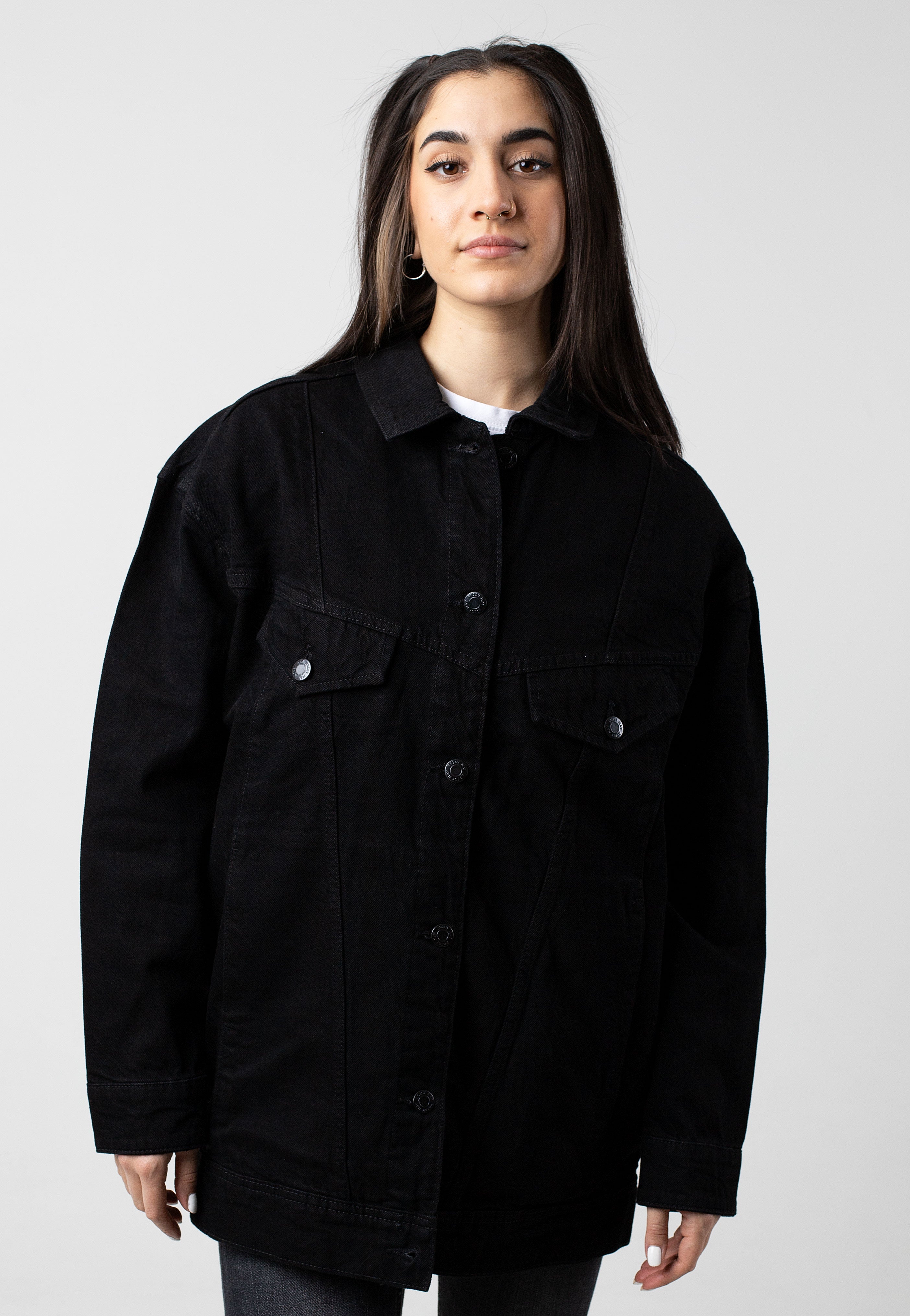 Noisy May - Casie Oversized Black - Jacket | Women-Image