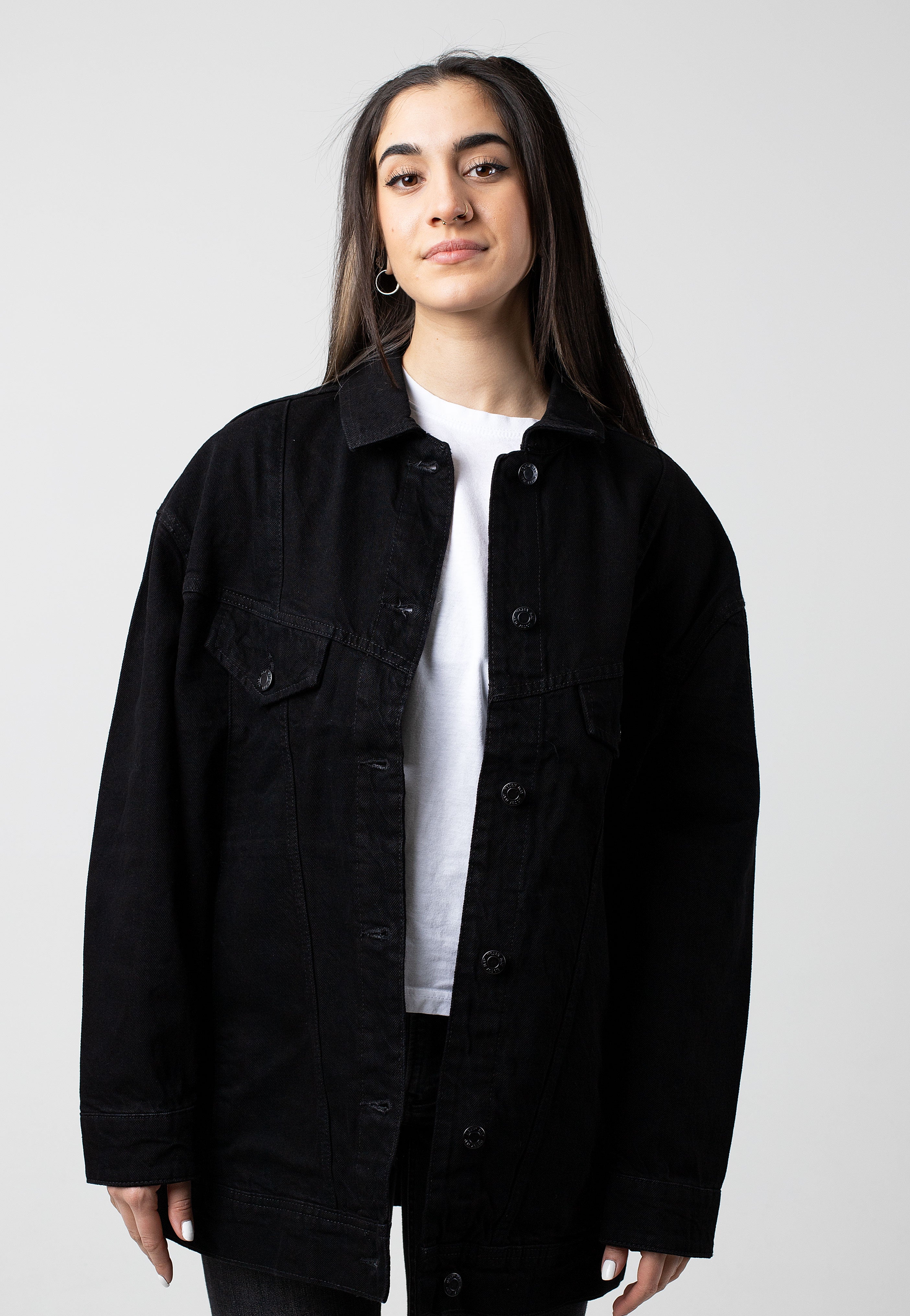 Noisy May - Casie Oversized Black - Jacket | Women-Image