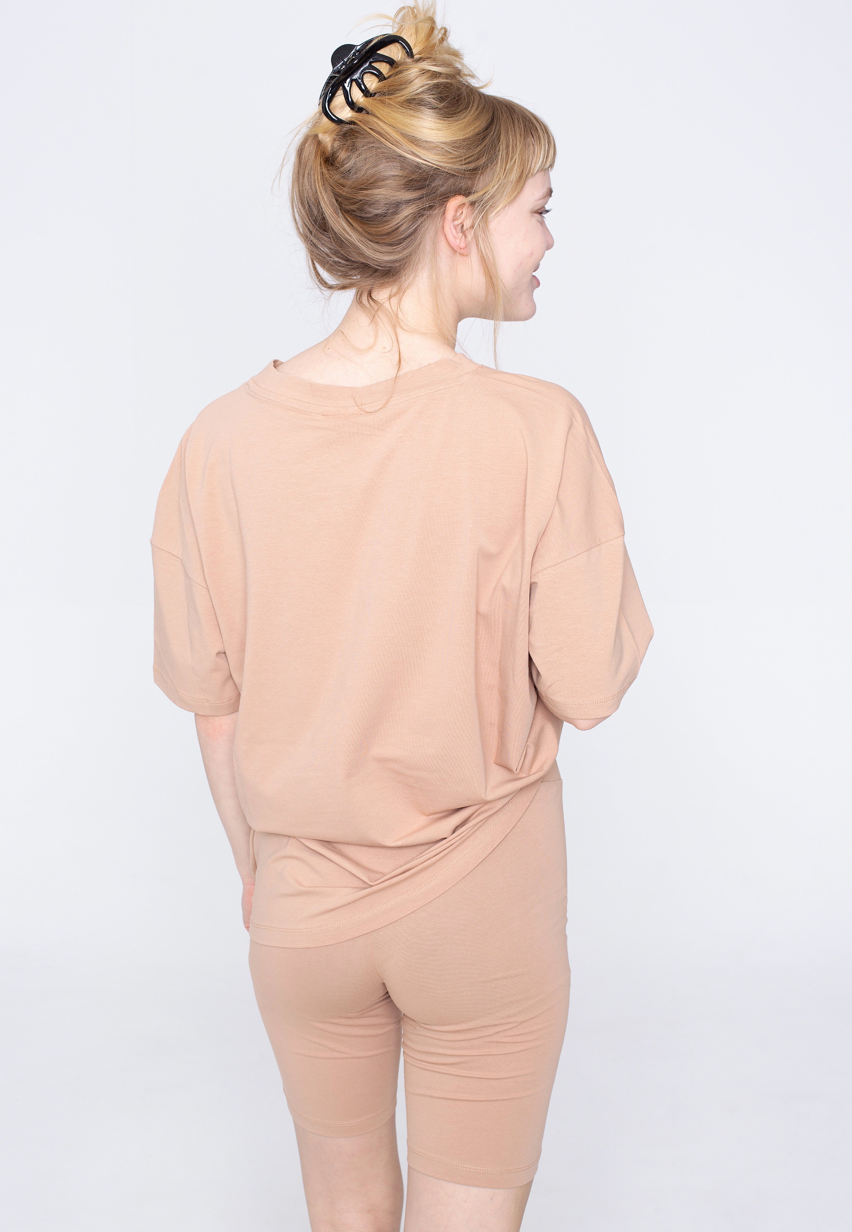 Noisy May - Cecilie Coordinated Set Praline T-Shirt und Pants - Set | Women-Image