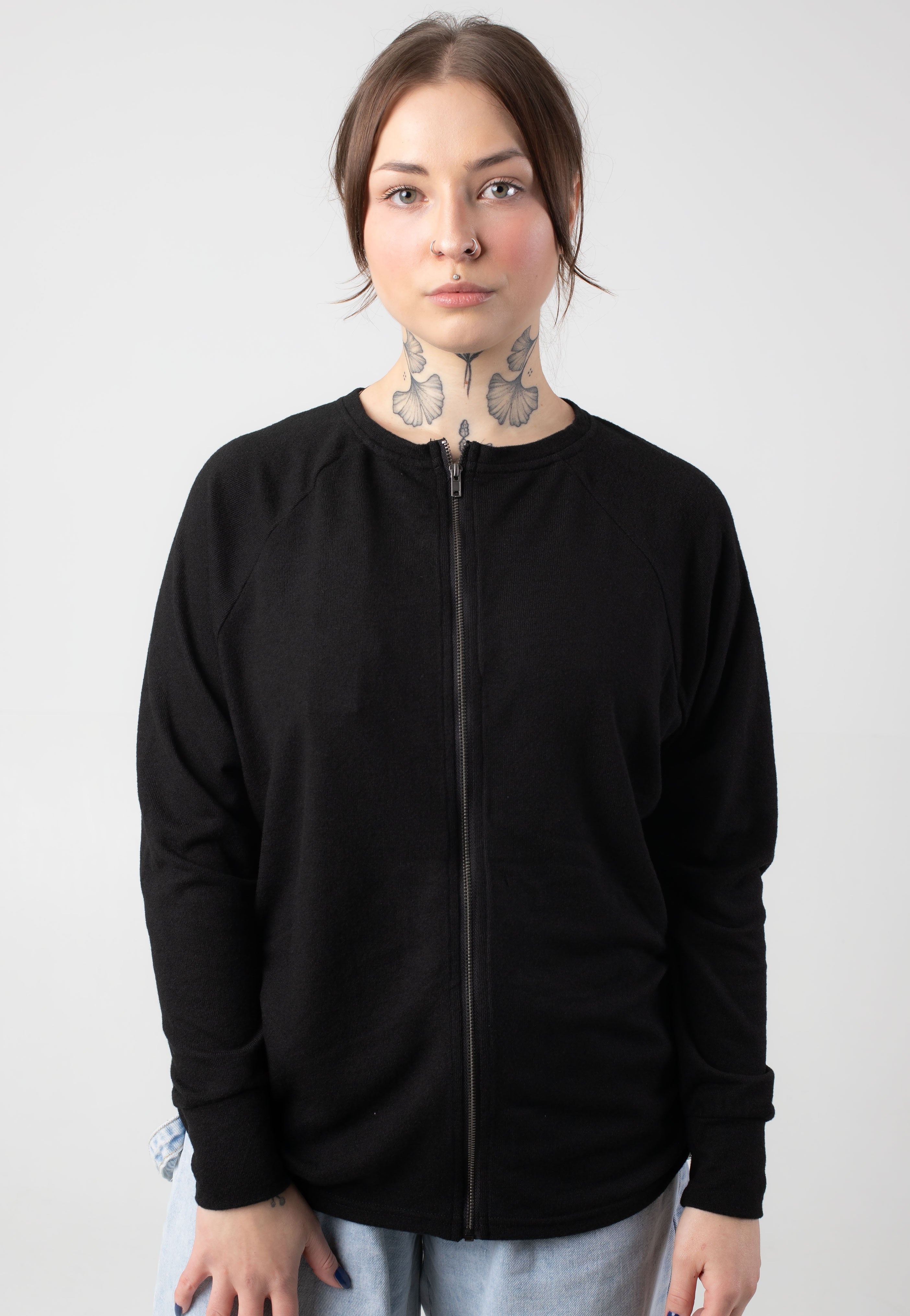 Noisy May - City L/S Zip Black - Top | Women-Image