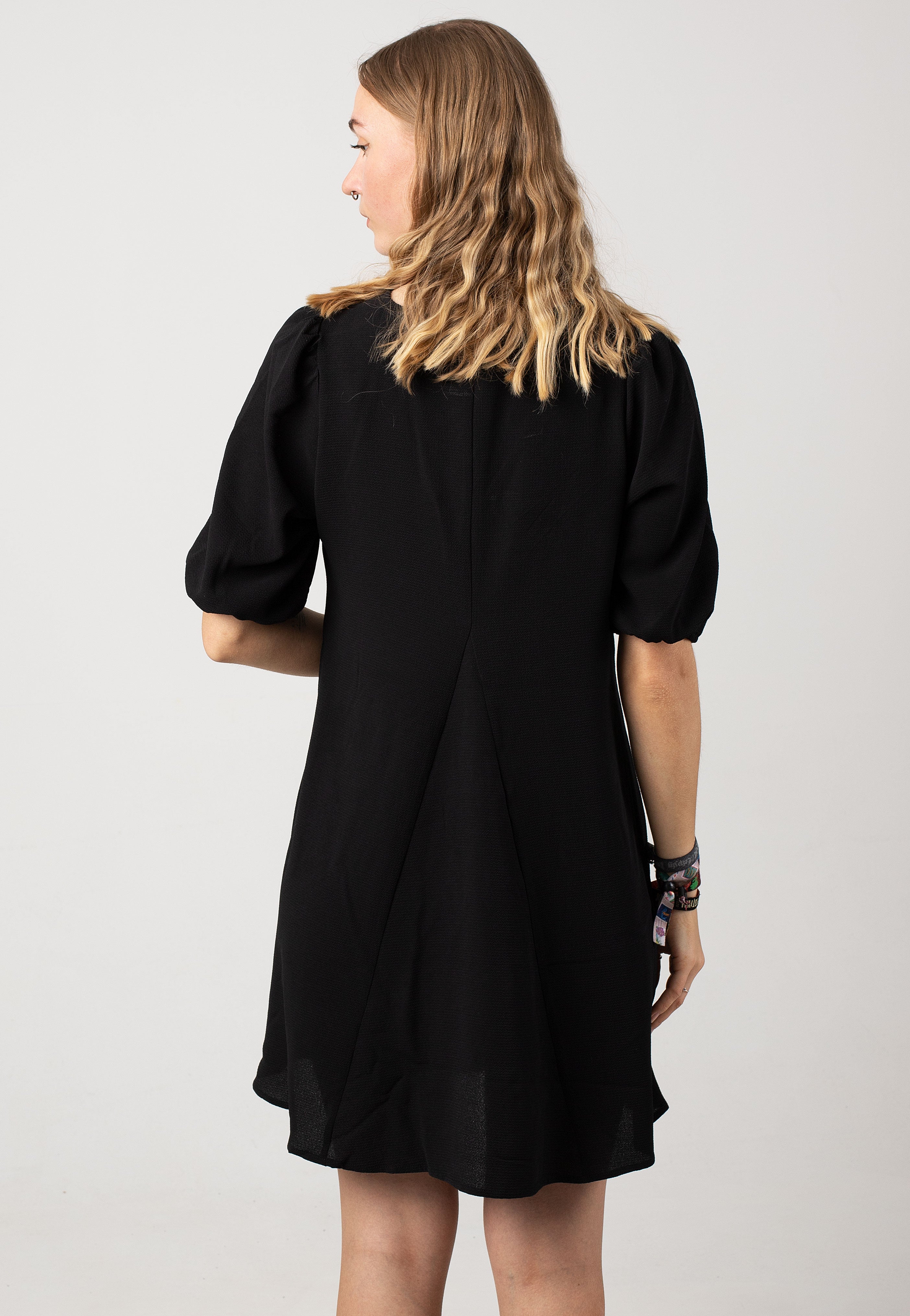 Noisy May - Clara Willow 3/4 Black - Dress | Women-Image