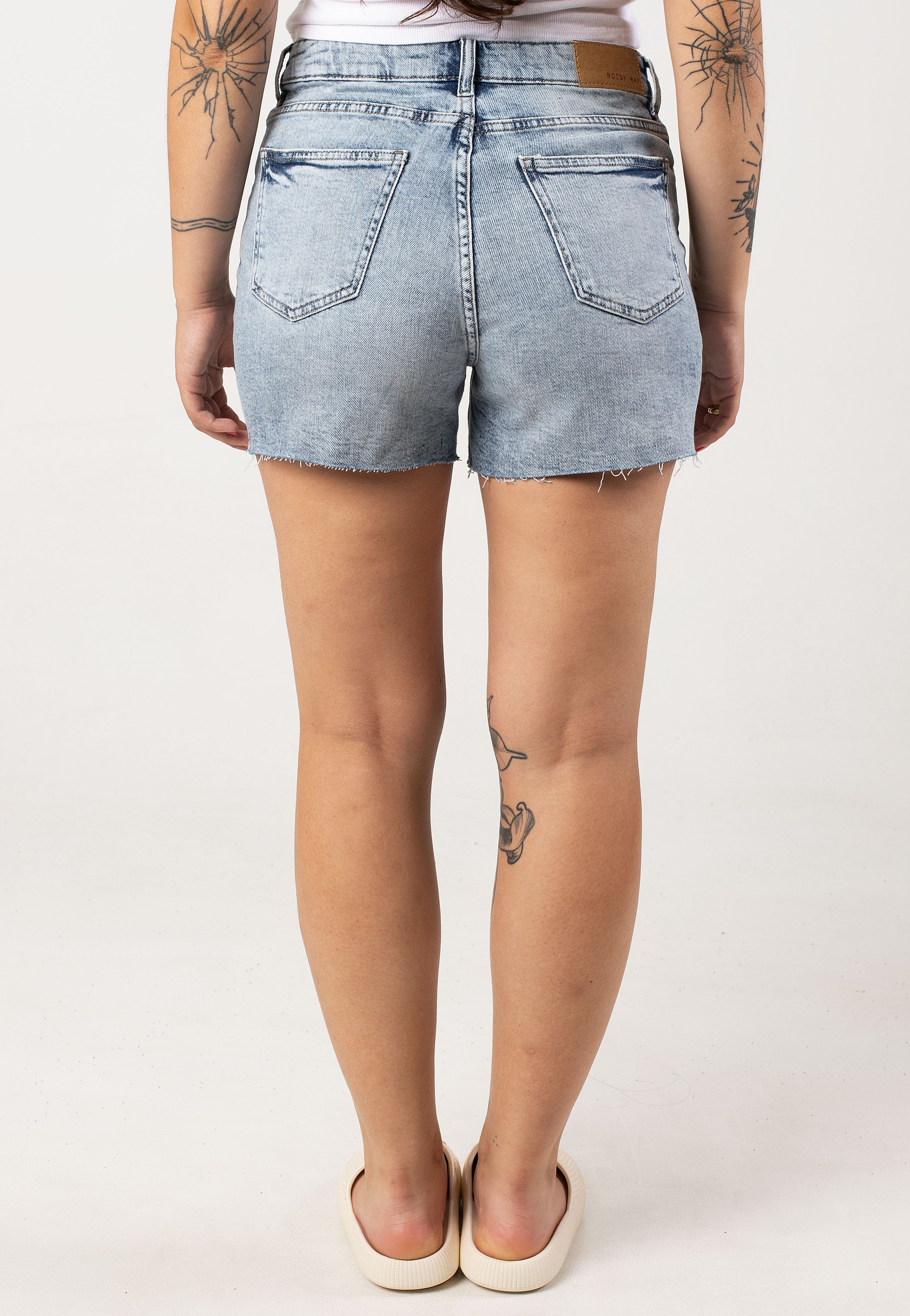 Noisy May - Cosy Regular Light Blue Denim - Shorts | Women-Image