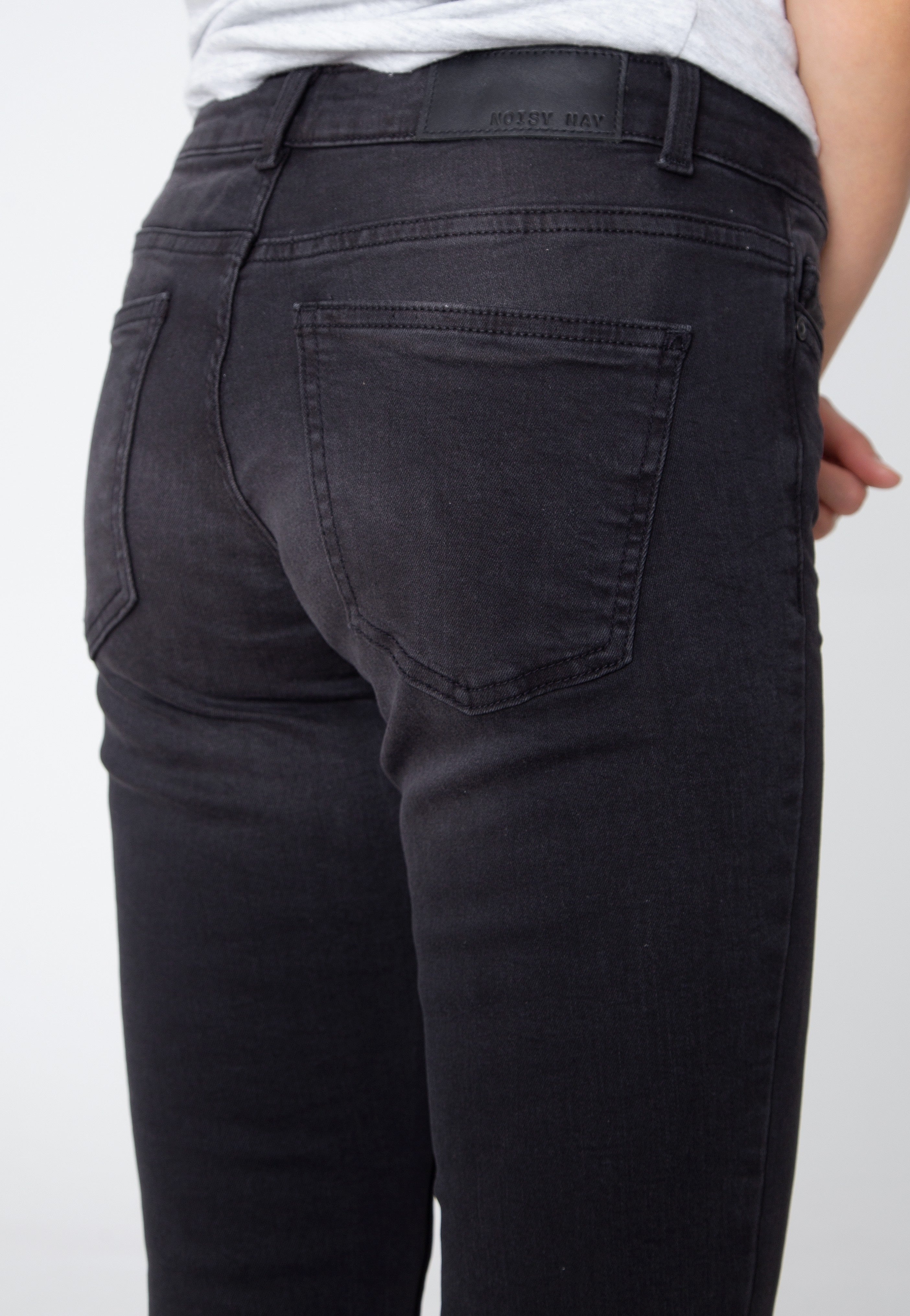 Noisy May - Eve Pocket Piping Black - Jeans | Women-Image