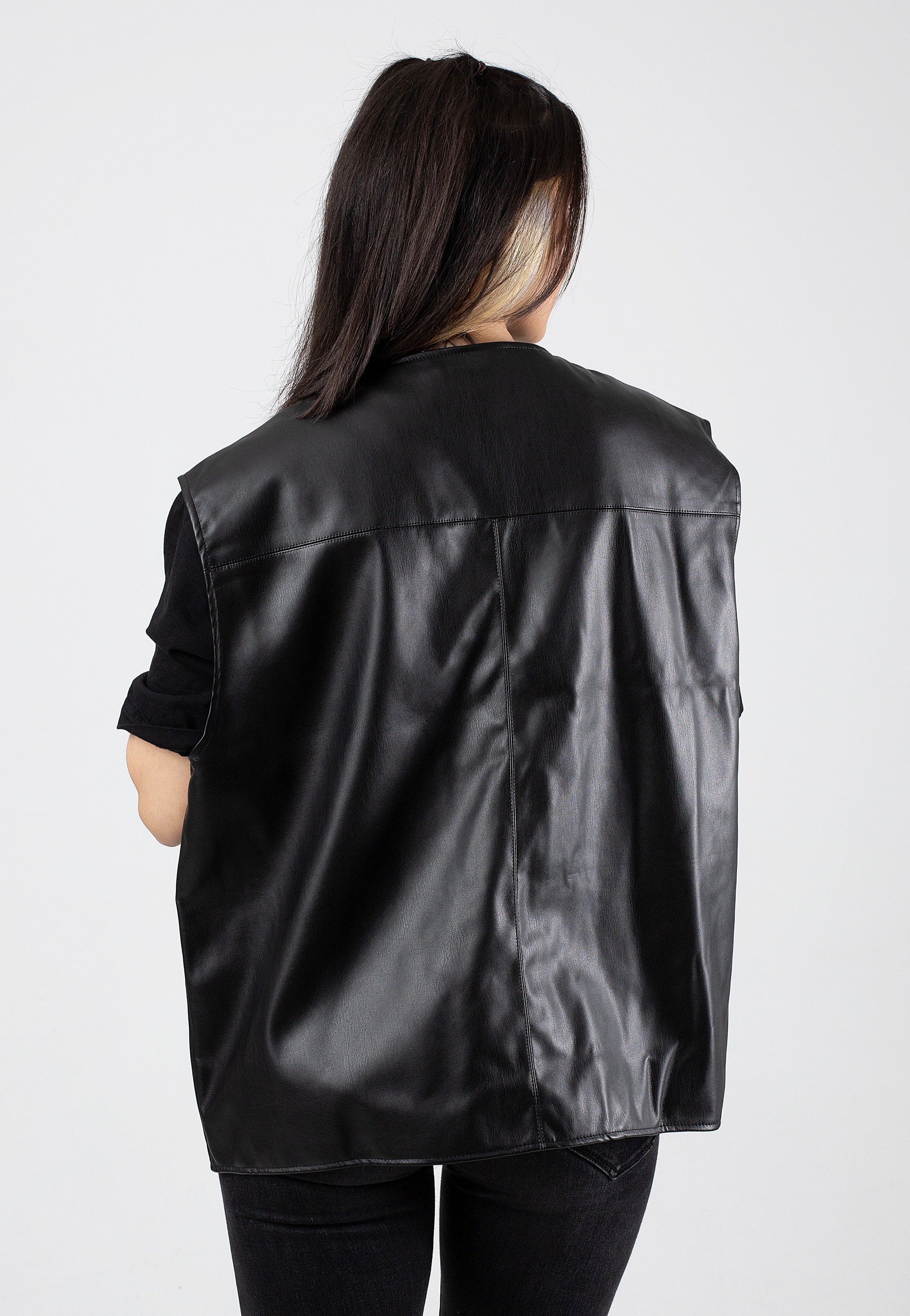 Noisy May - Gino Oversize Black - Vest | Women-Image