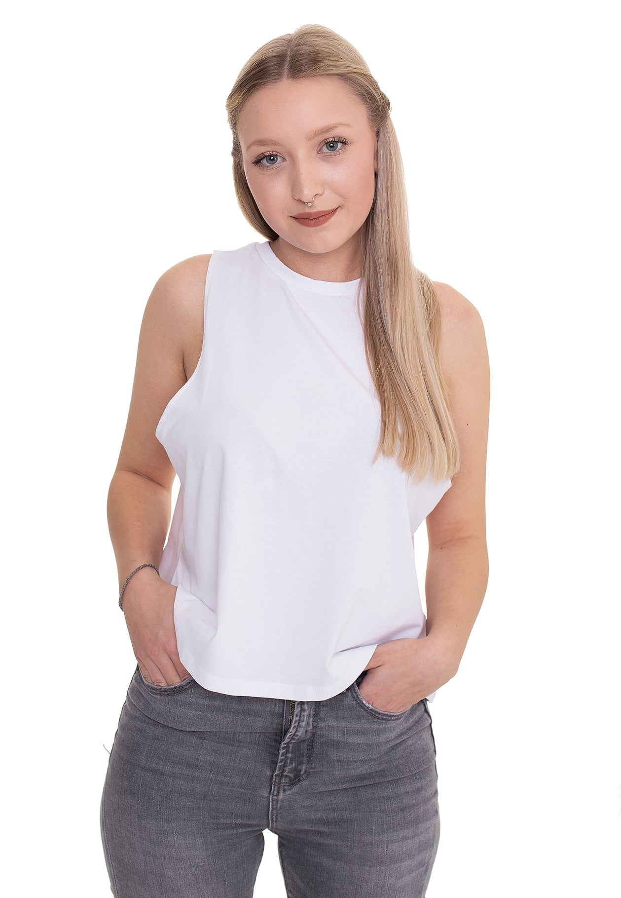 Noisy May - Hailey Crop Bright White - Top | Women-Image