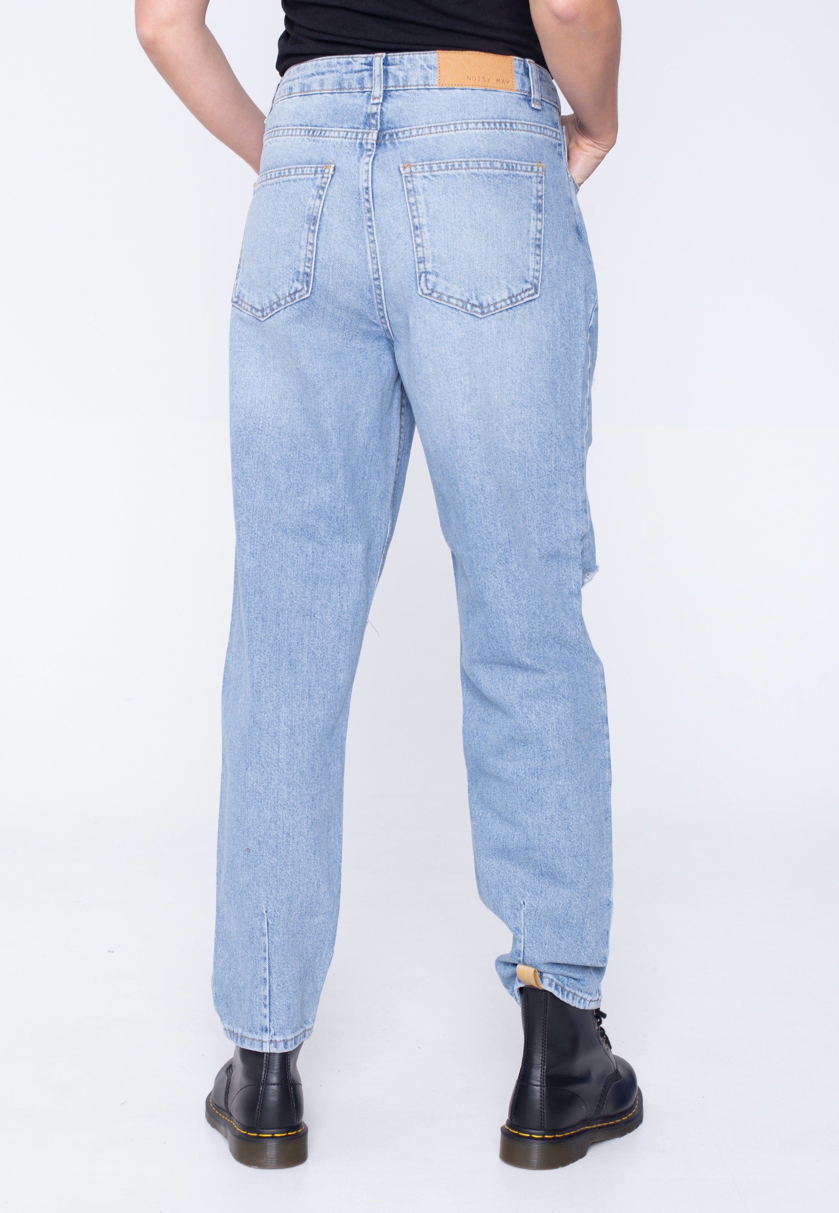 Noisy May - Isabel Mom Dest Light Blue Denim - Jeans | Women-Image