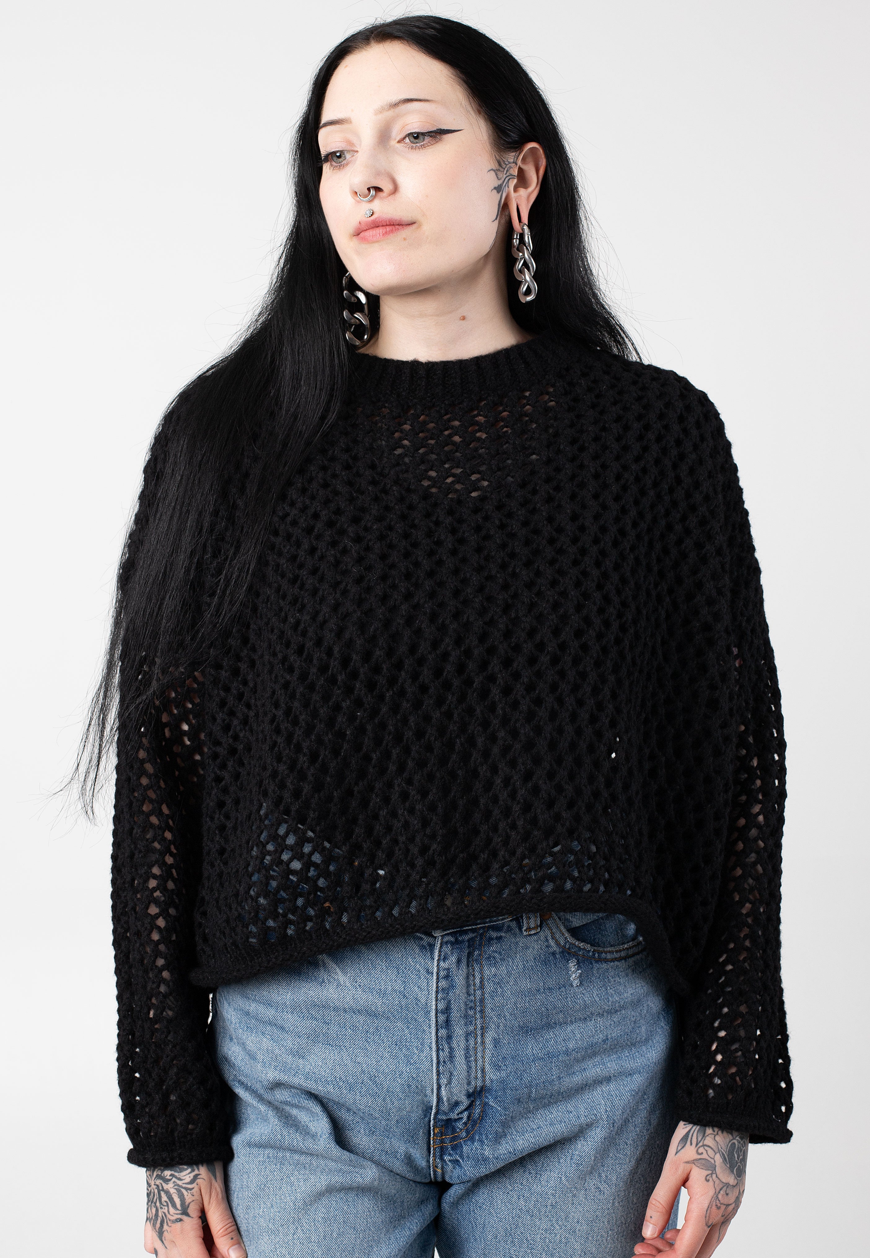 Noisy May - Judey O Neck Black - Pullover | Women-Image