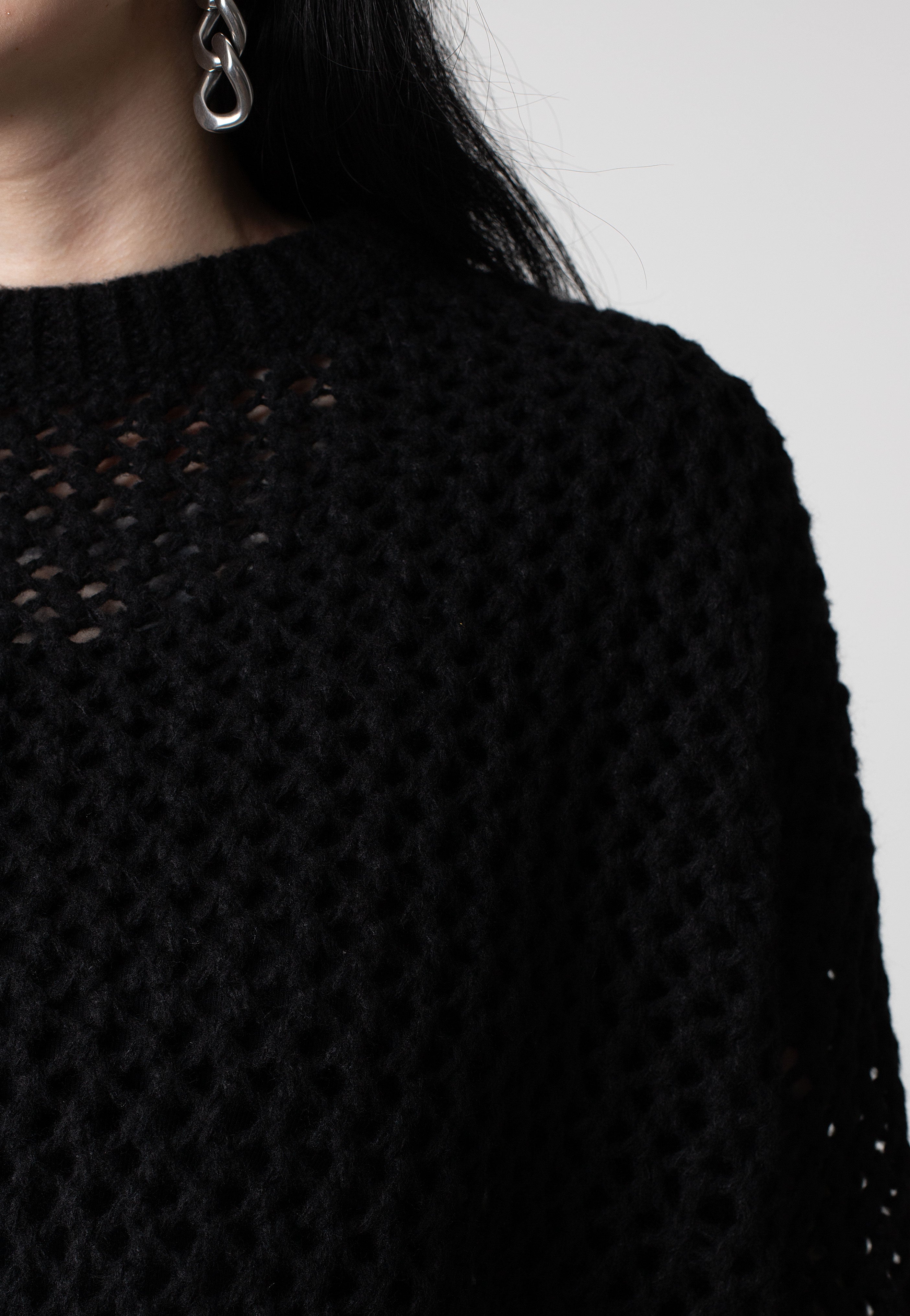 Noisy May - Judey O Neck Black - Pullover | Women-Image