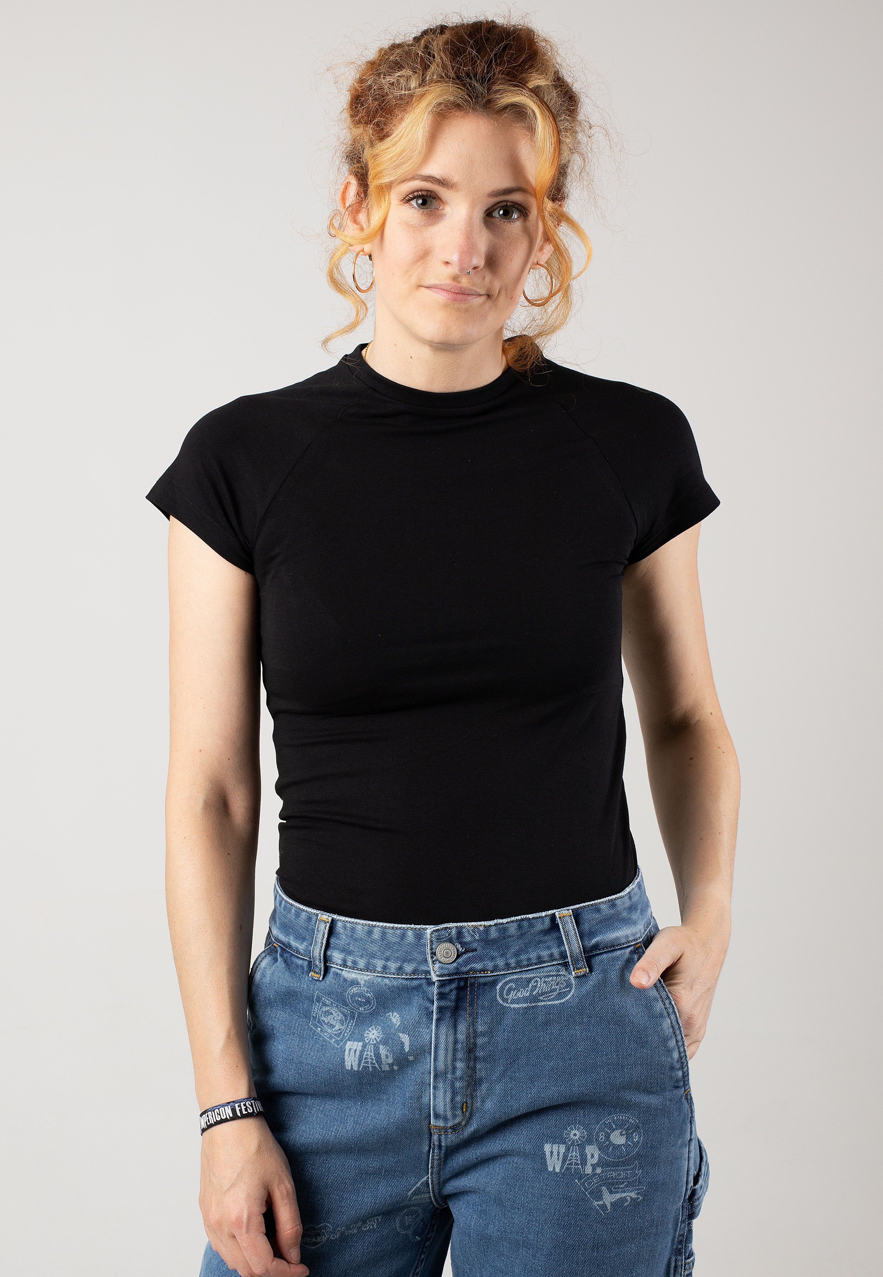 Noisy May - Katinka Raglan Black - Top | Women-Image