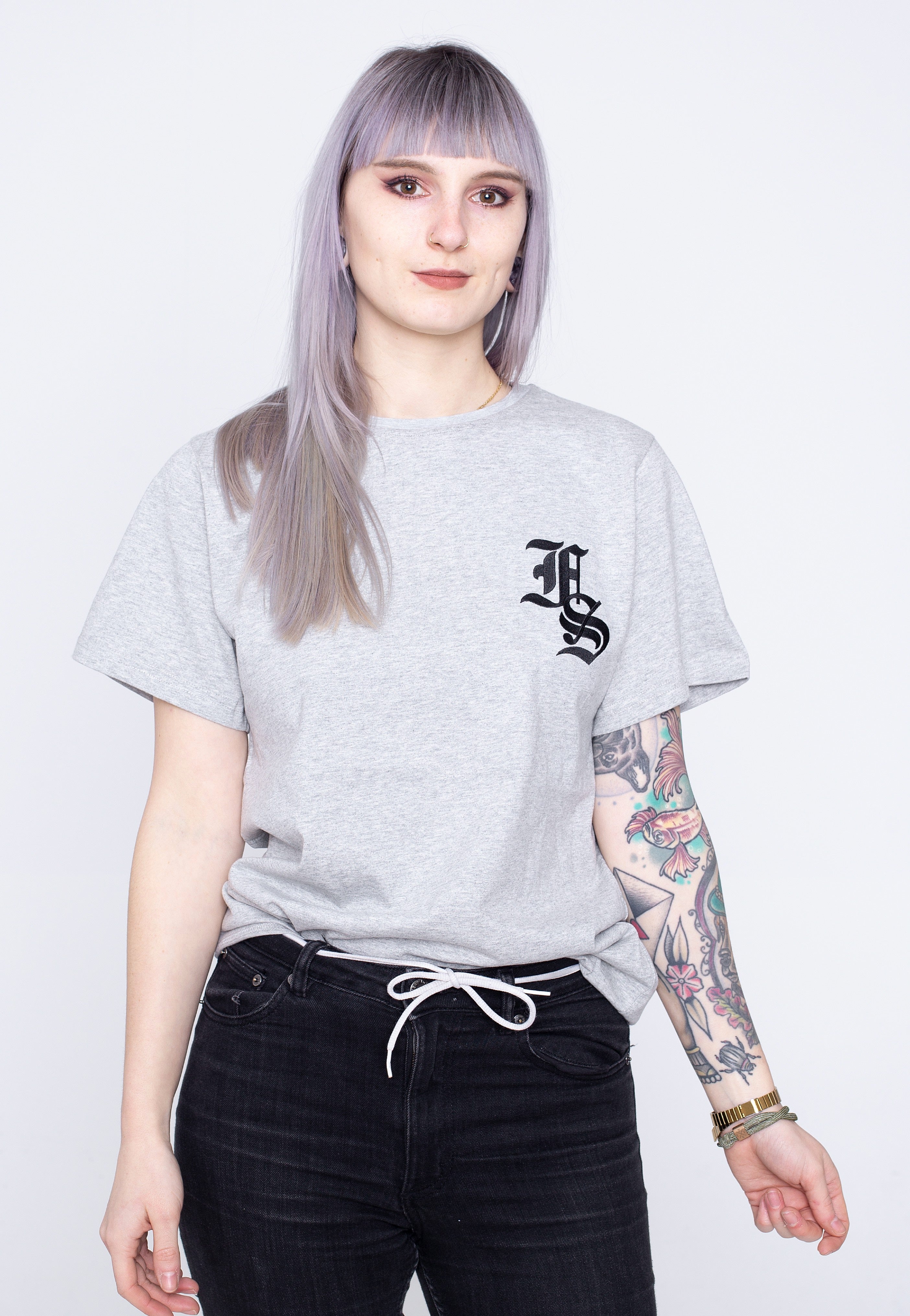 The Frost Wear - Imperial Logo Heather Grey - T-Shirt | Women-Image