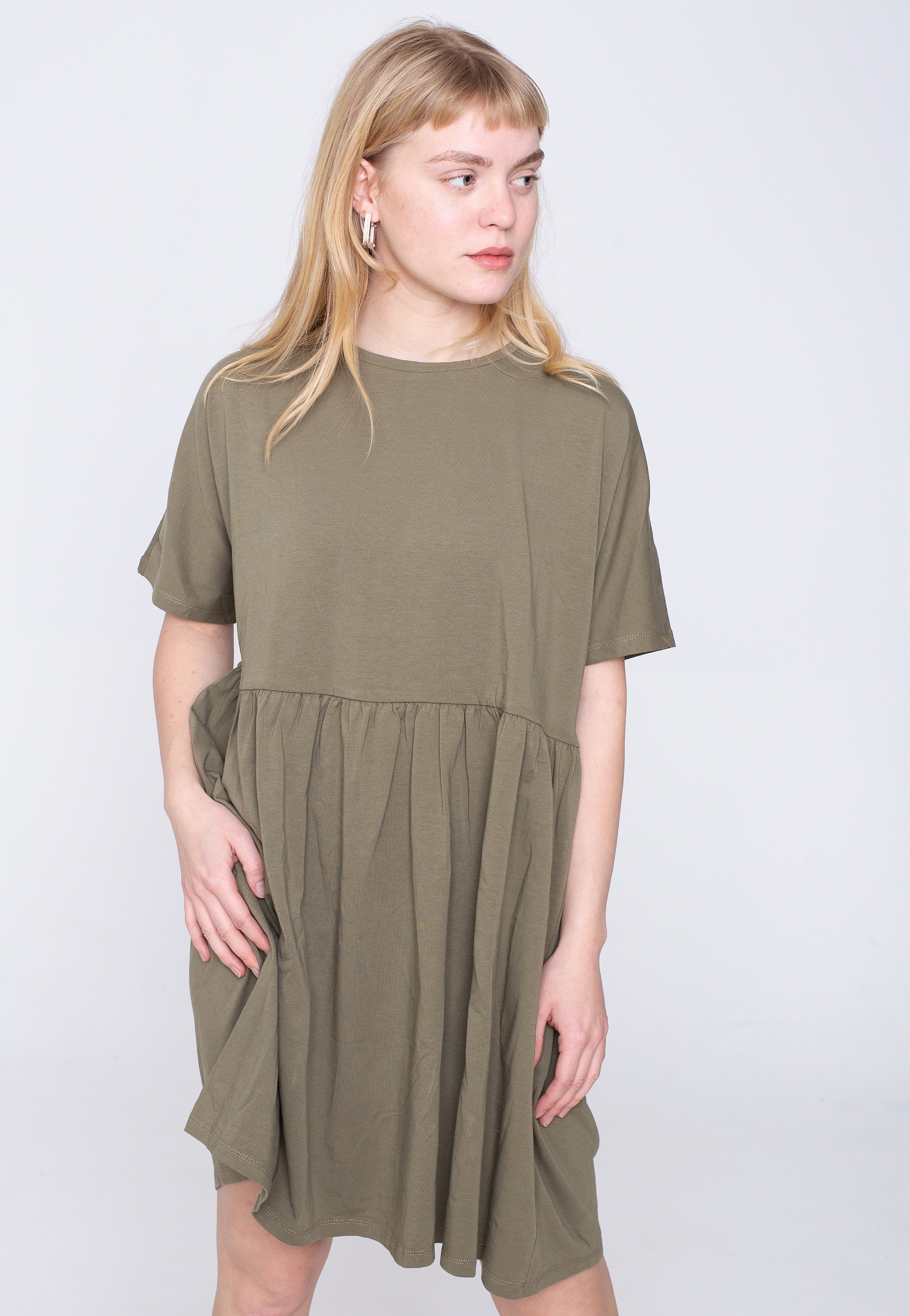 Noisy May - Kerry Short Burnt Olive - Dress | Women-Image