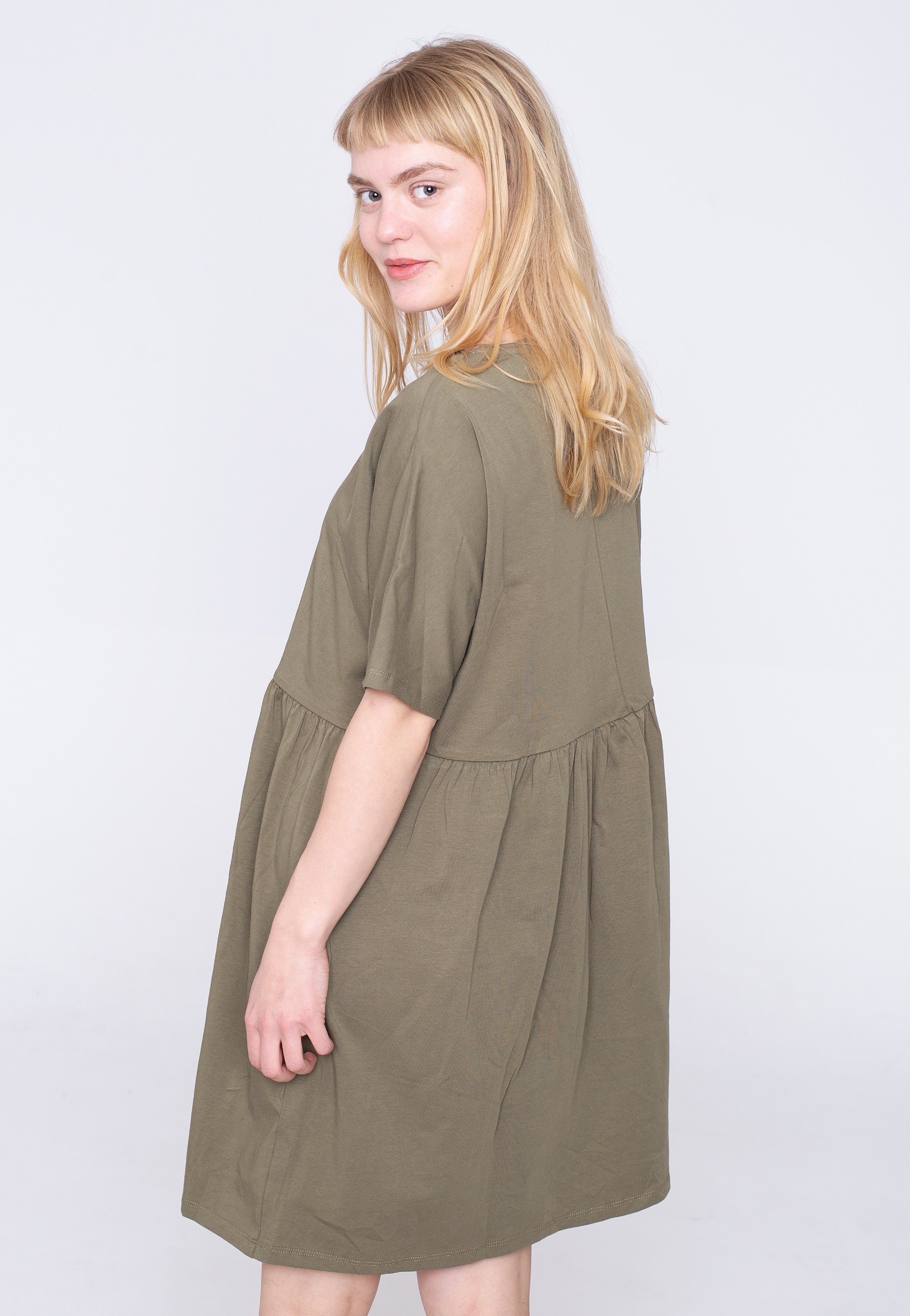 Noisy May - Kerry Short Burnt Olive - Dress | Women-Image