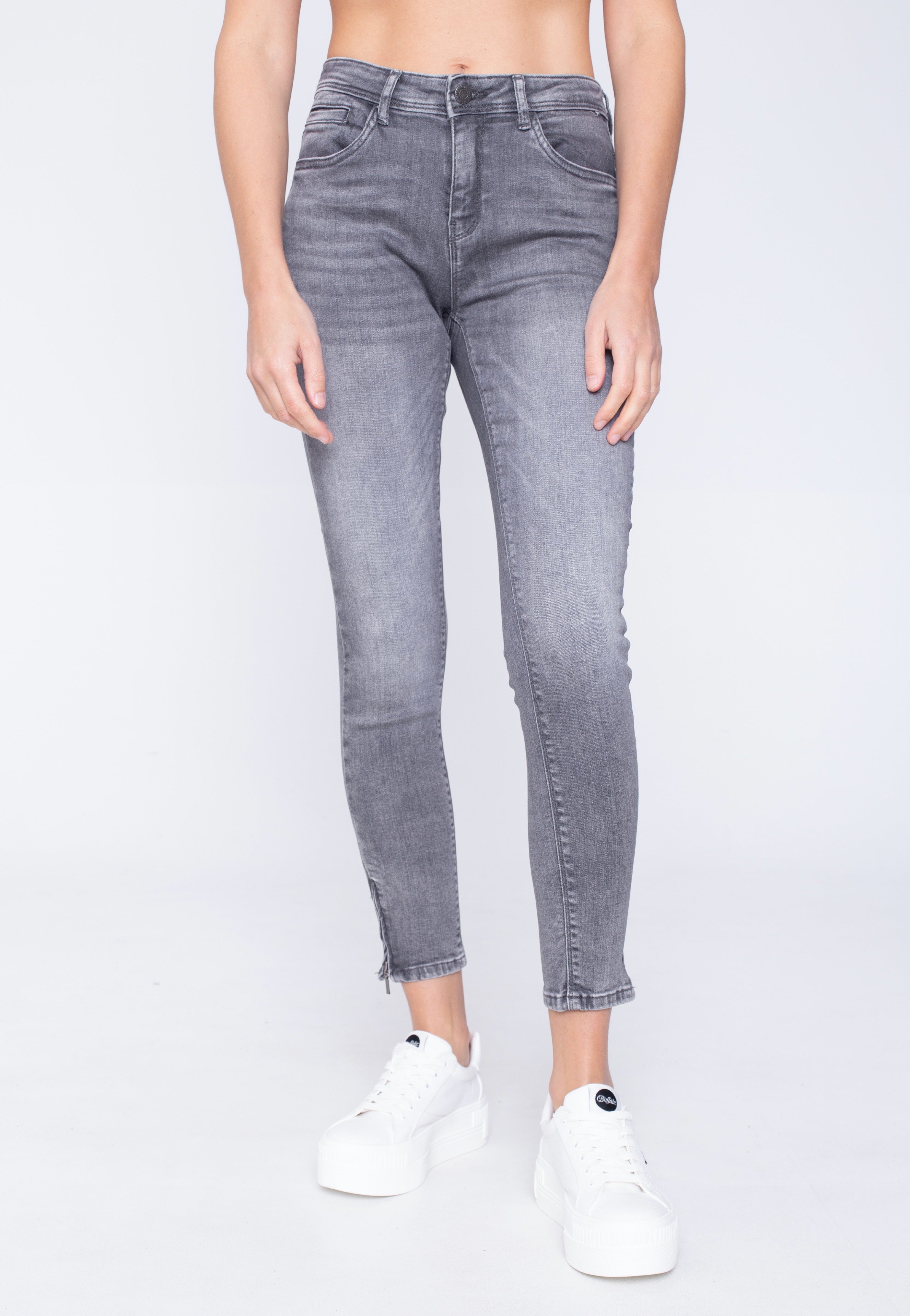 Noisy May - Kimmy Dart Light Grey Denim - Jeans | Women-Image