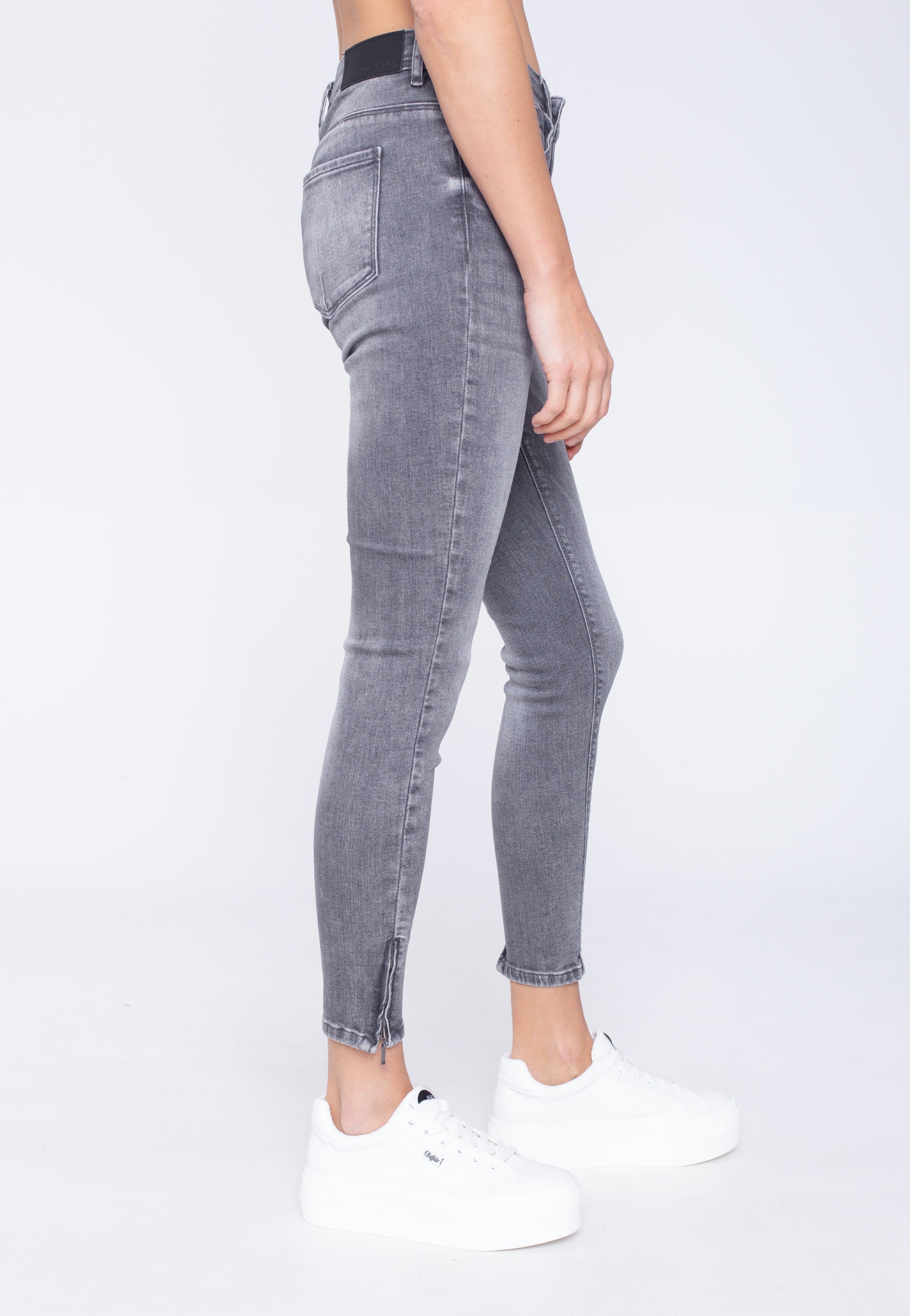 Noisy May - Kimmy Dart Light Grey Denim - Jeans | Women-Image