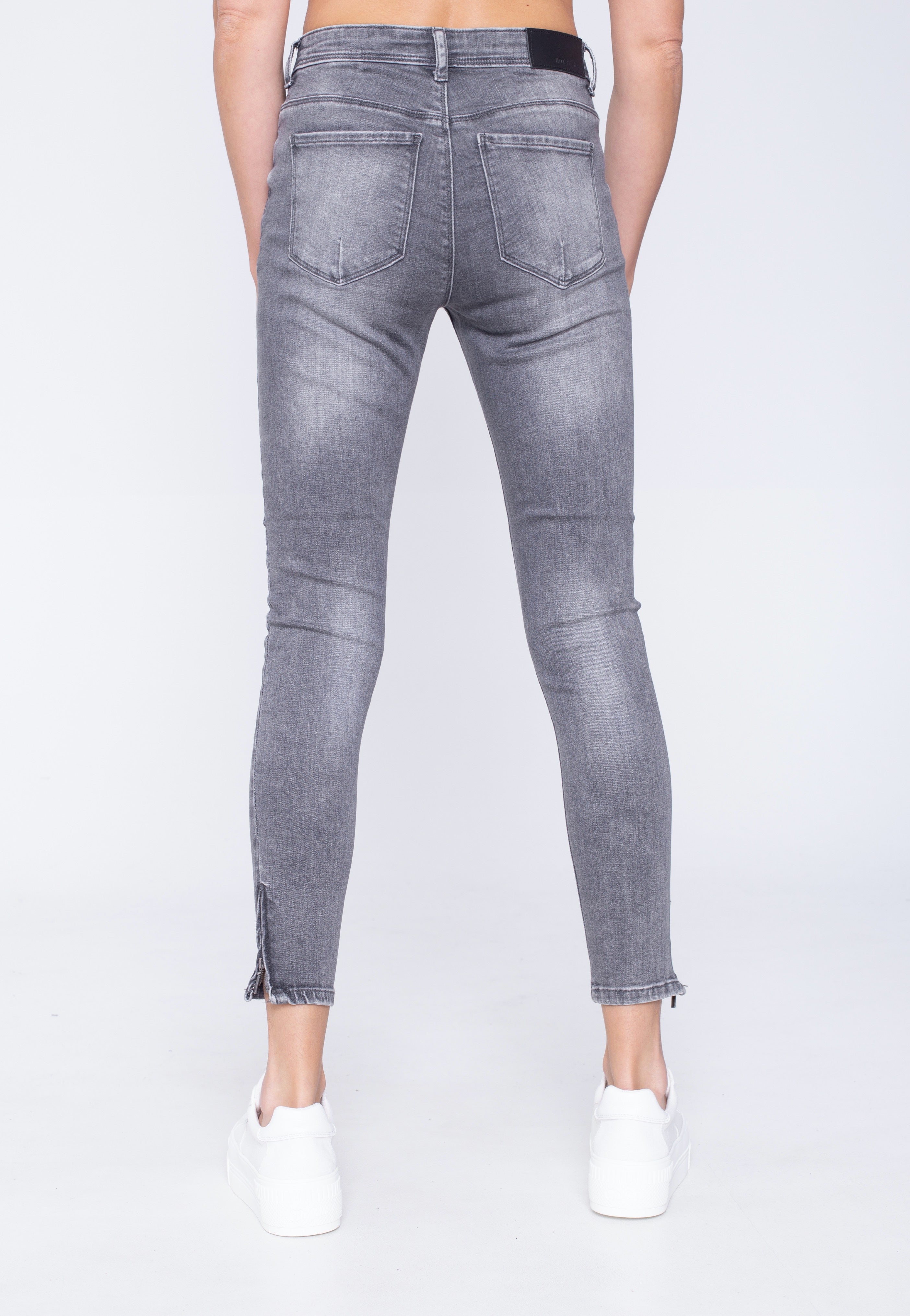 Noisy May - Kimmy Dart Light Grey Denim - Jeans | Women-Image