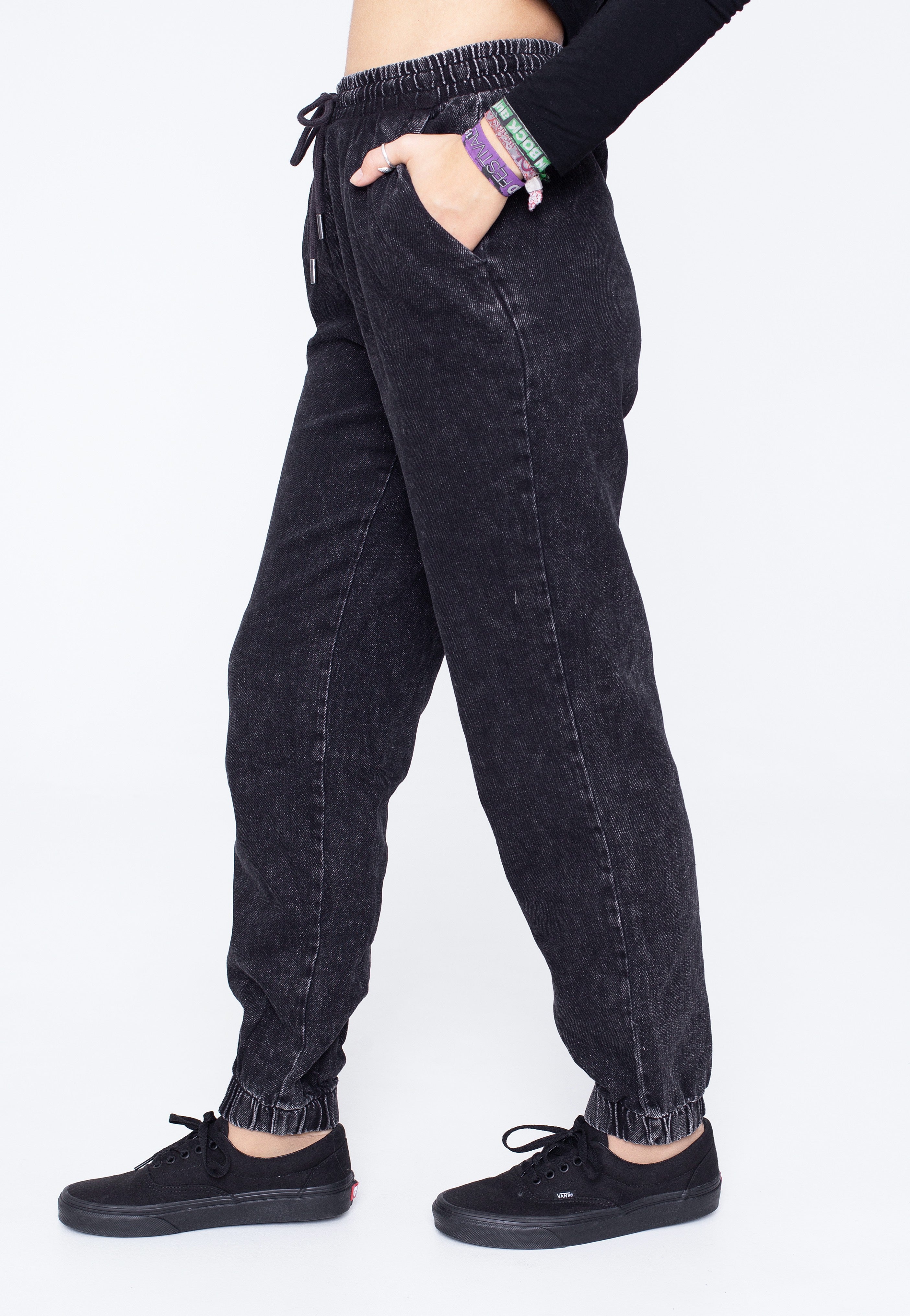 Noisy May - Lucca Black Denim - Pants | Women-Image