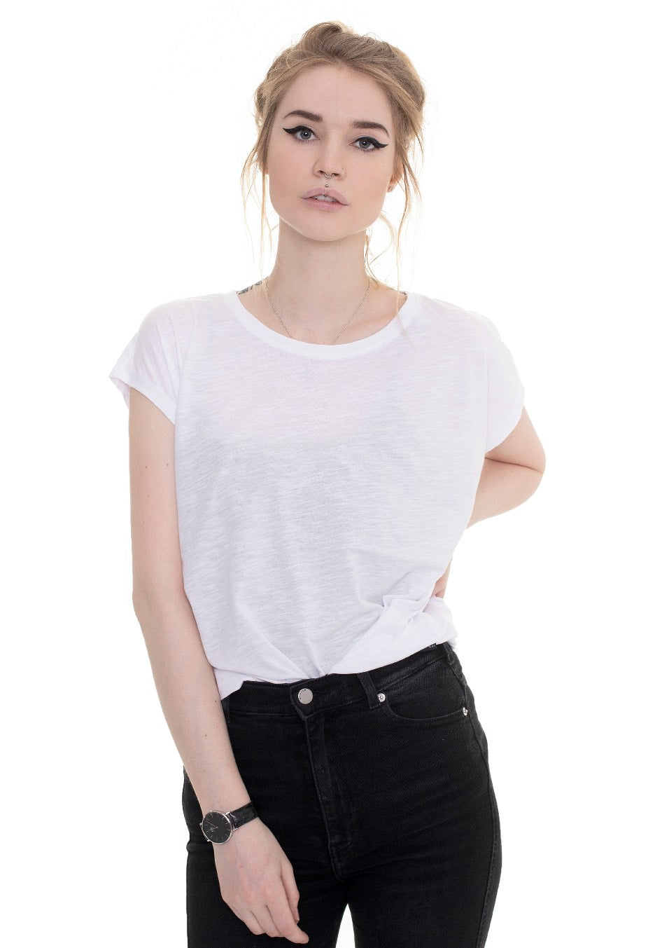 Noisy May - Mathilde Bright White - T-Shirt | Women-Image