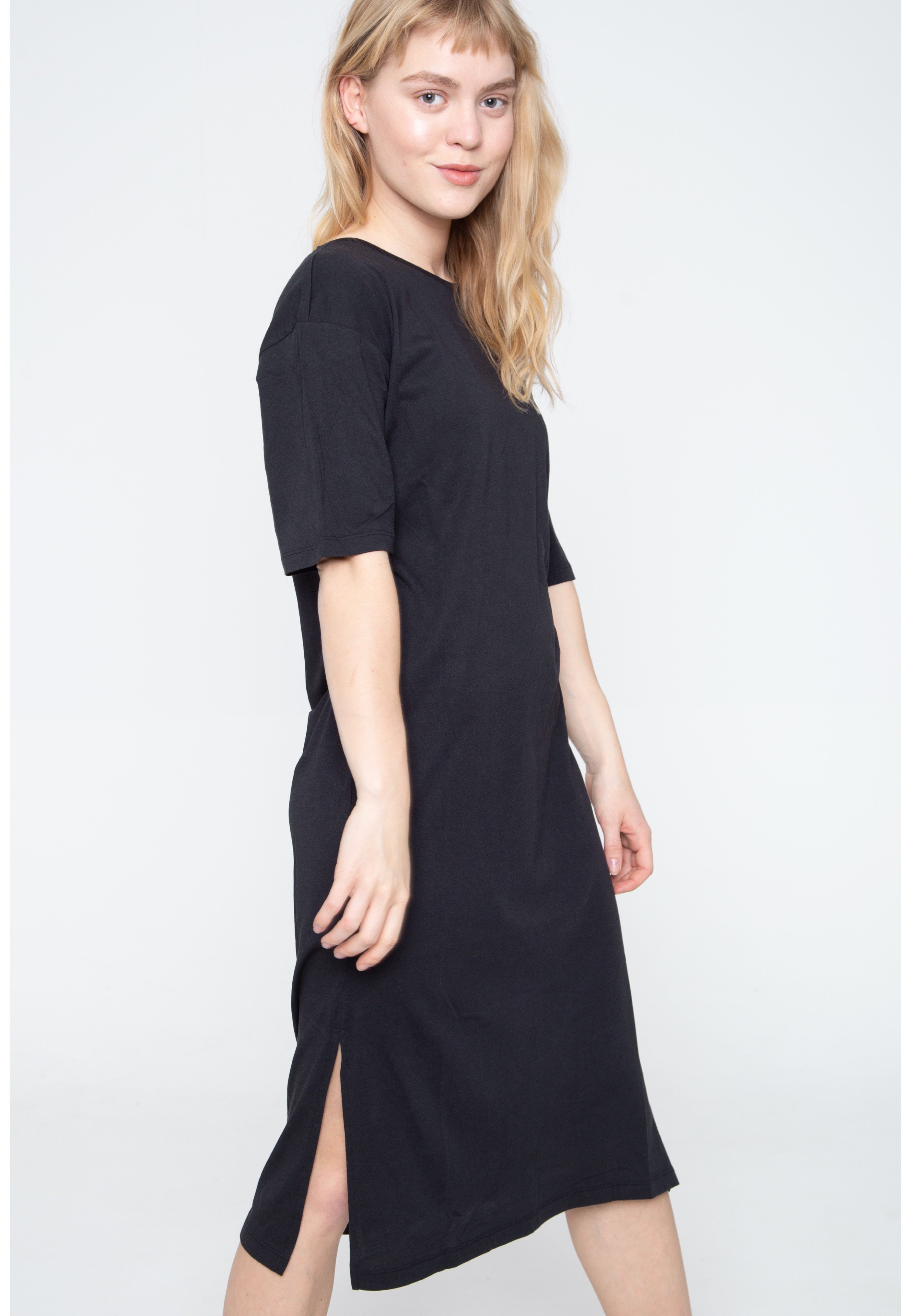 Noisy May - Mayden Plain 2/4 Black - Dress | Women-Image