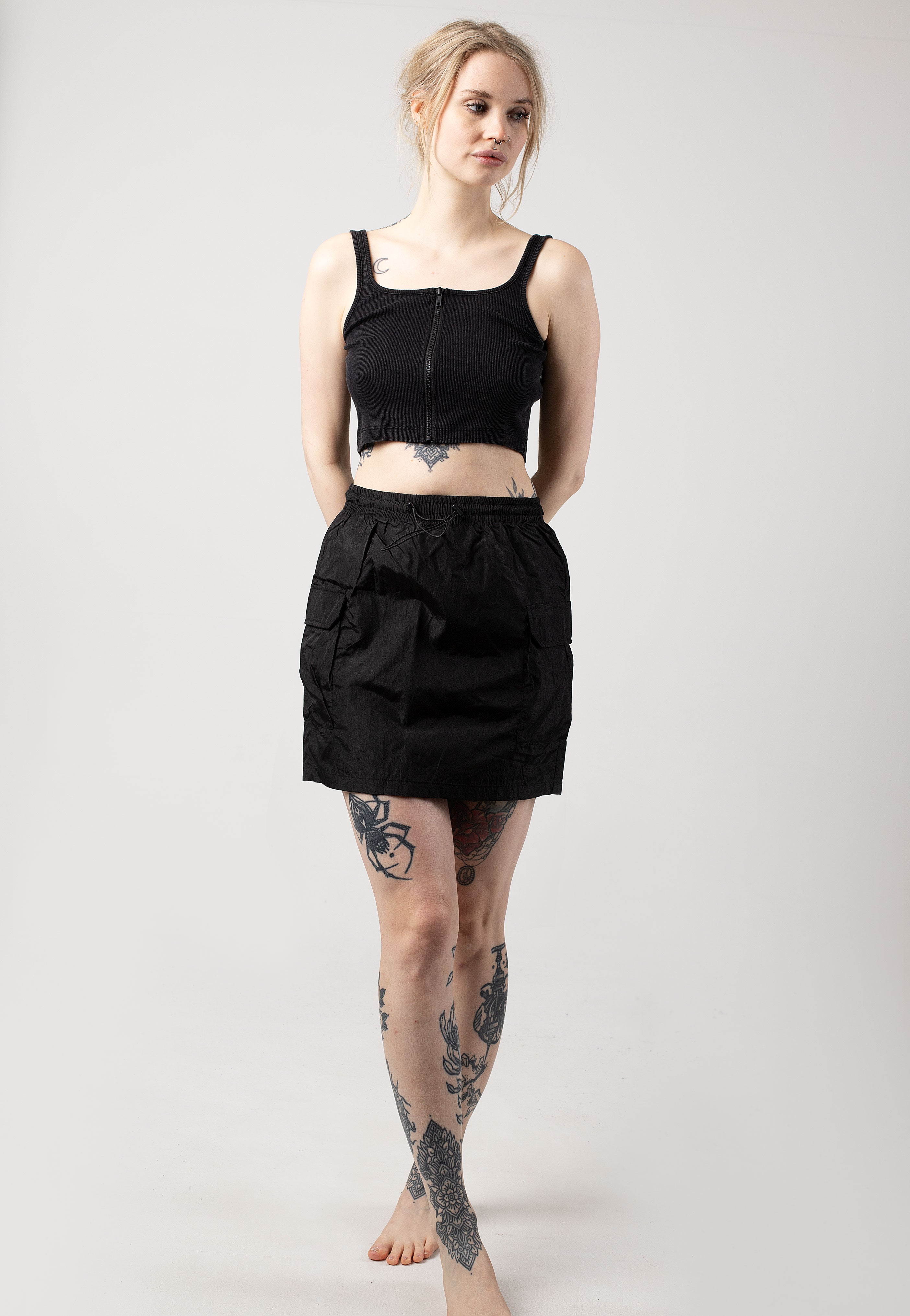 Noisy May - Molly Cargo String Black - Skirt | Women-Image