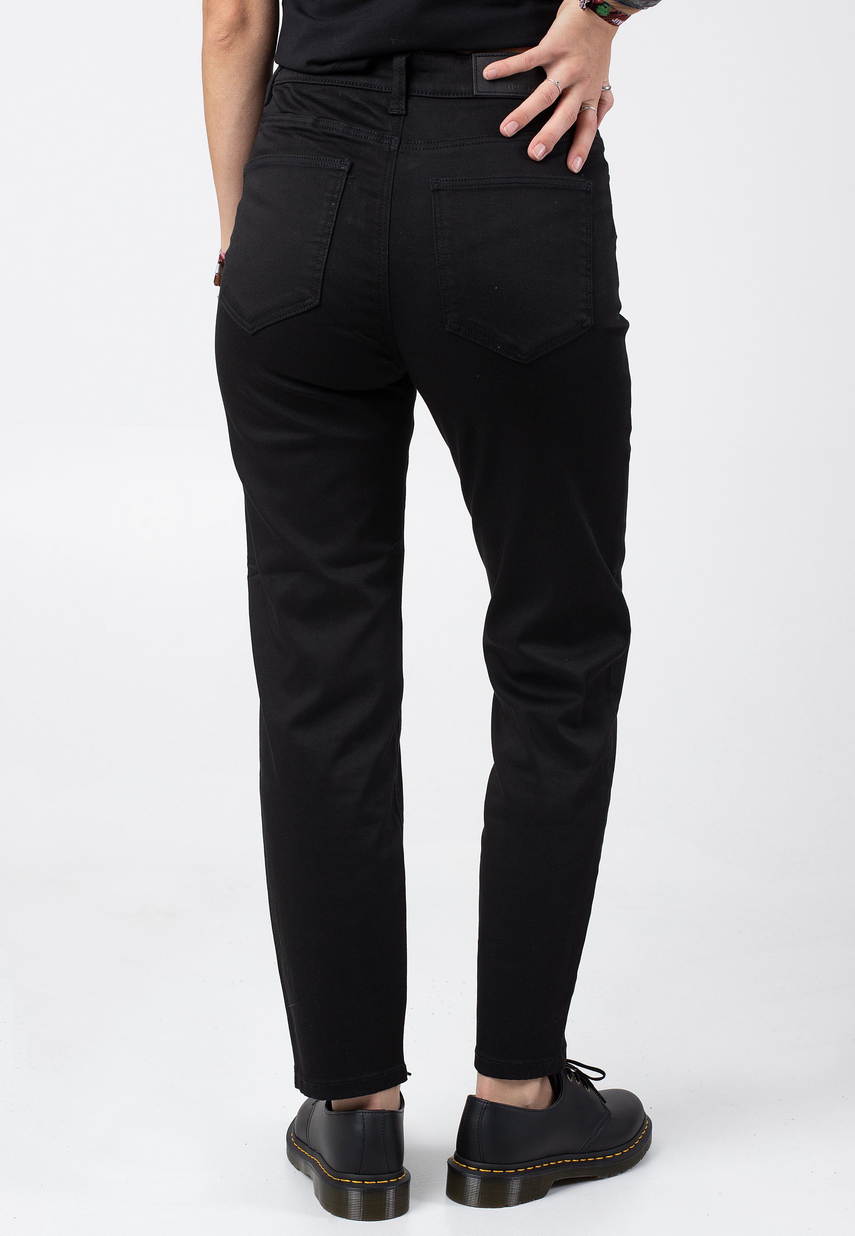 Noisy May - Moni Hw Straight Black Denim - Jeans | Women-Image