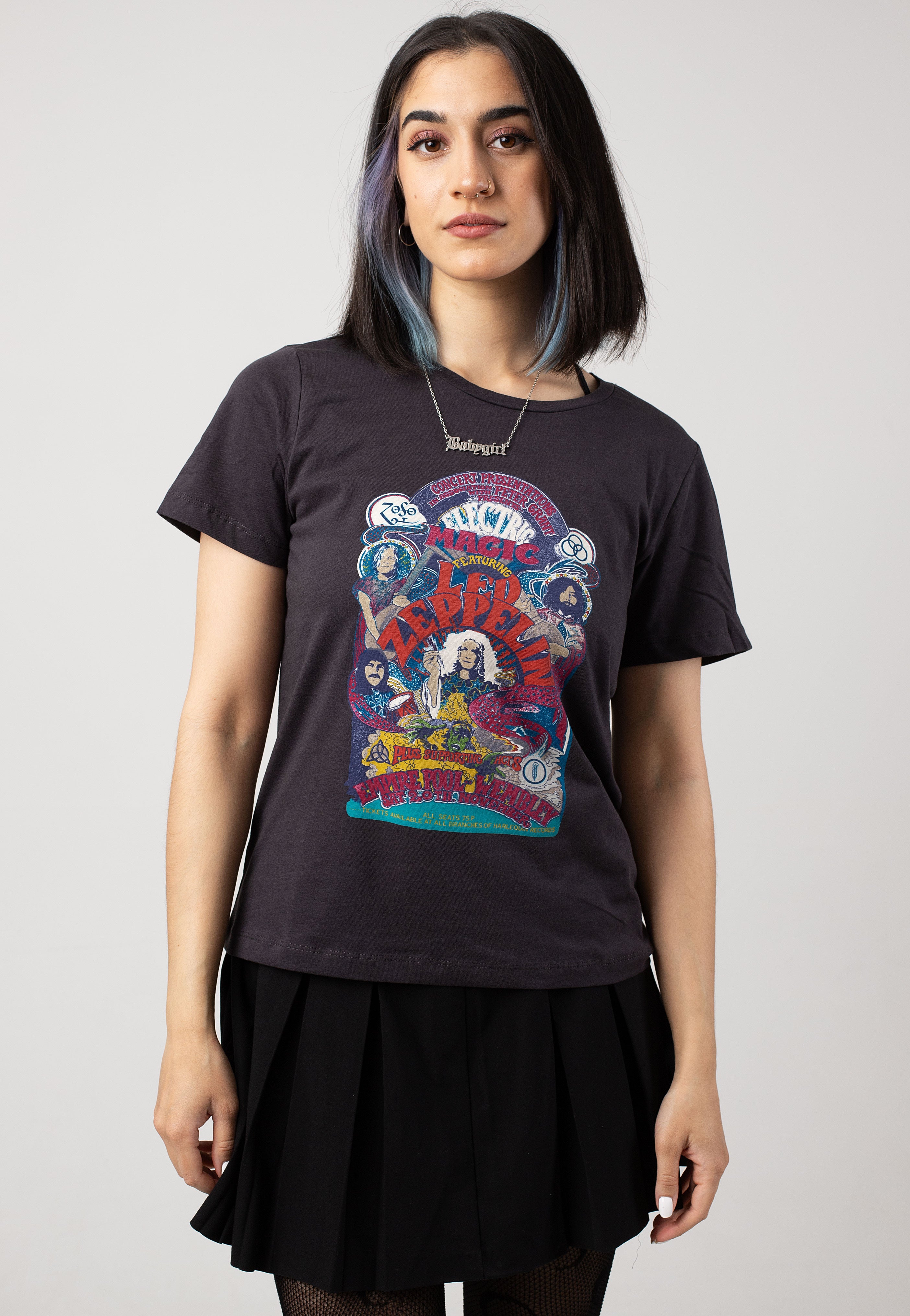 Noisy May x Led Zeppelin - Nate Magic Obsidian - T-Shirt | Women-Image