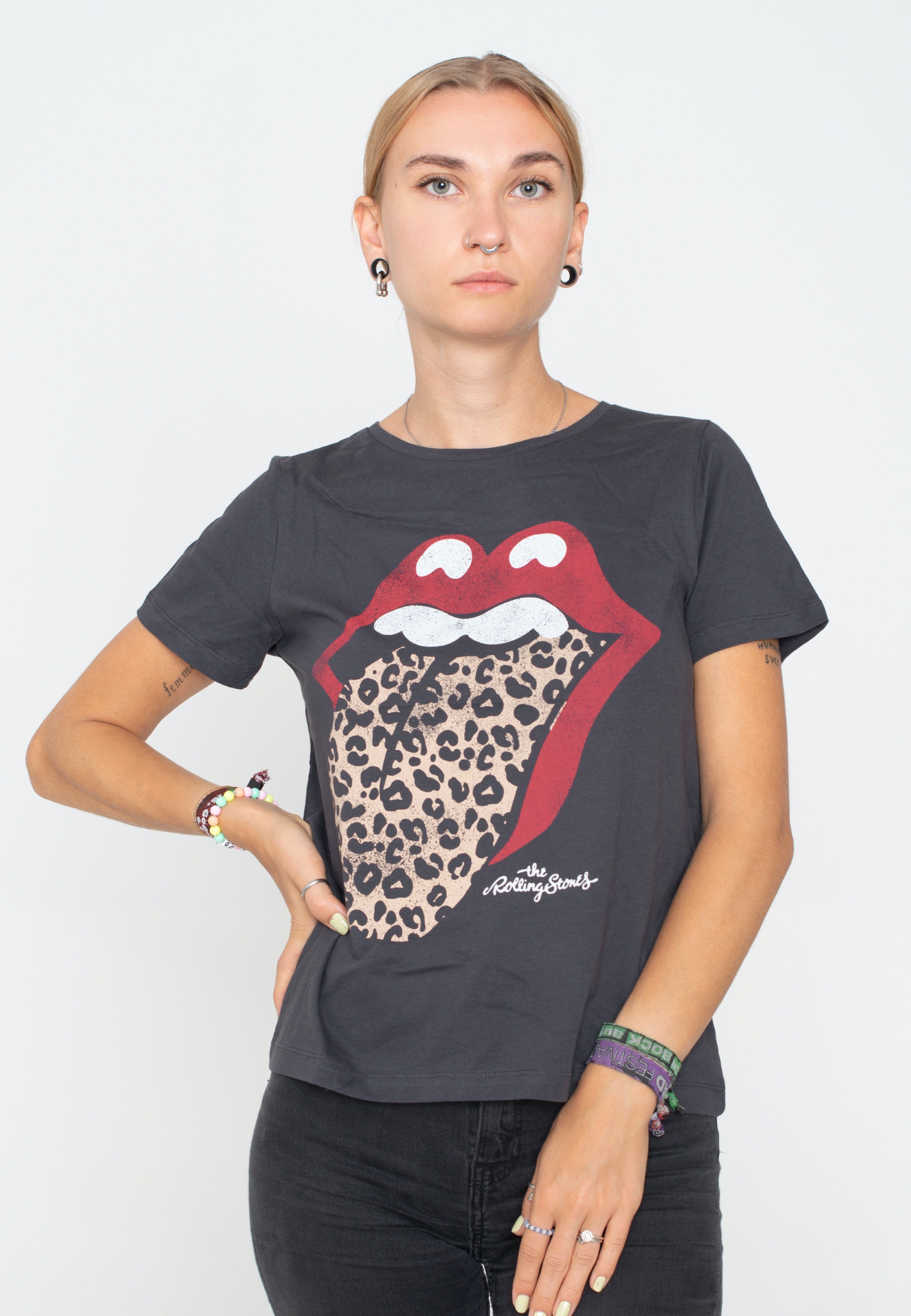 Noisy May x Rolling Stones - Nate Obsidian - T-Shirt | Women-Image