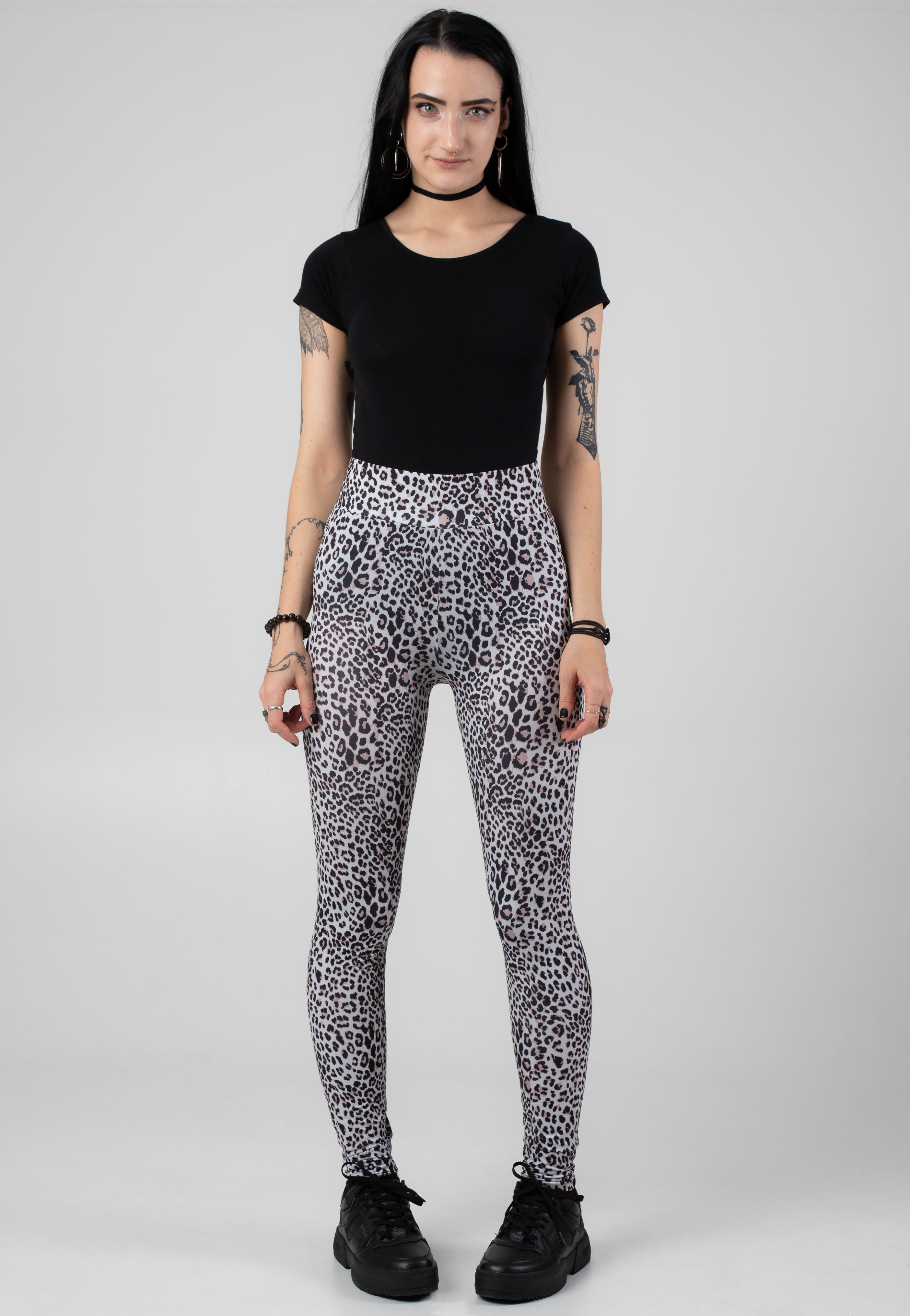 Noisy May - Parla Silver Lining Leo - Leggings | Women-Image