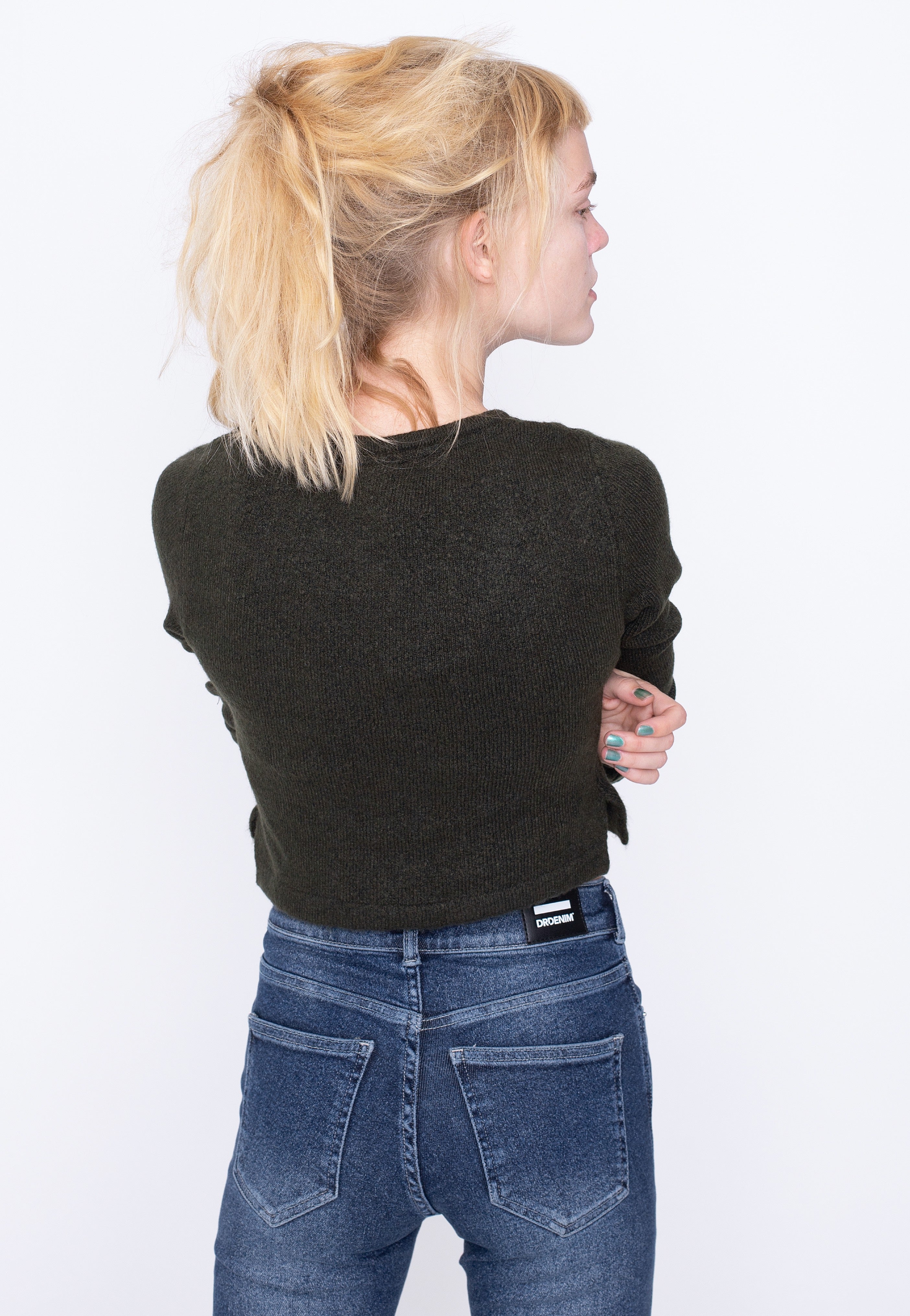 Noisy May - Rana Crop Knit Rosin - Pullover | Women-Image