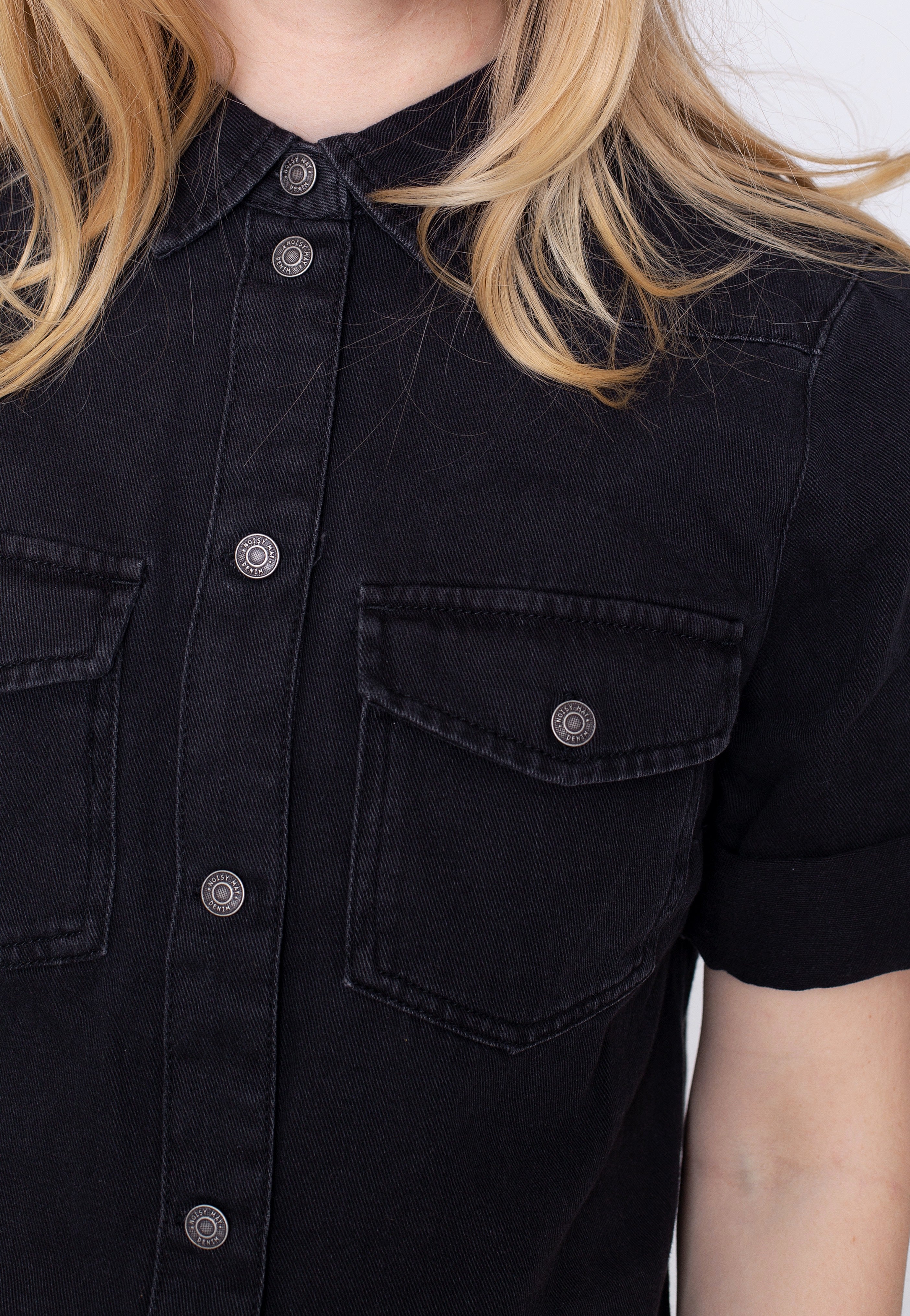 Noisy May - Signe Denim Black Denim - Dress | Women-Image