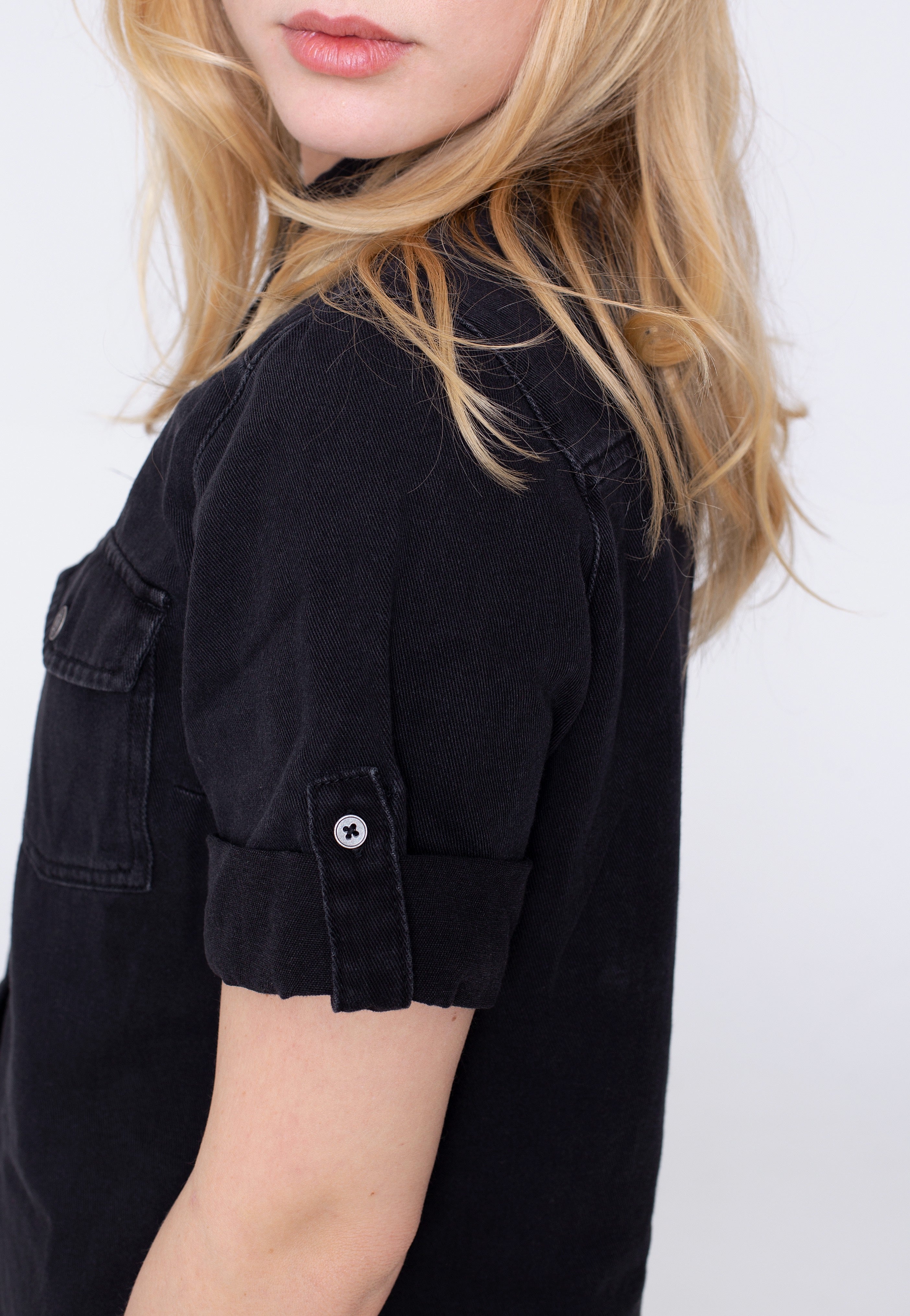 Noisy May - Signe Denim Black Denim - Dress | Women-Image